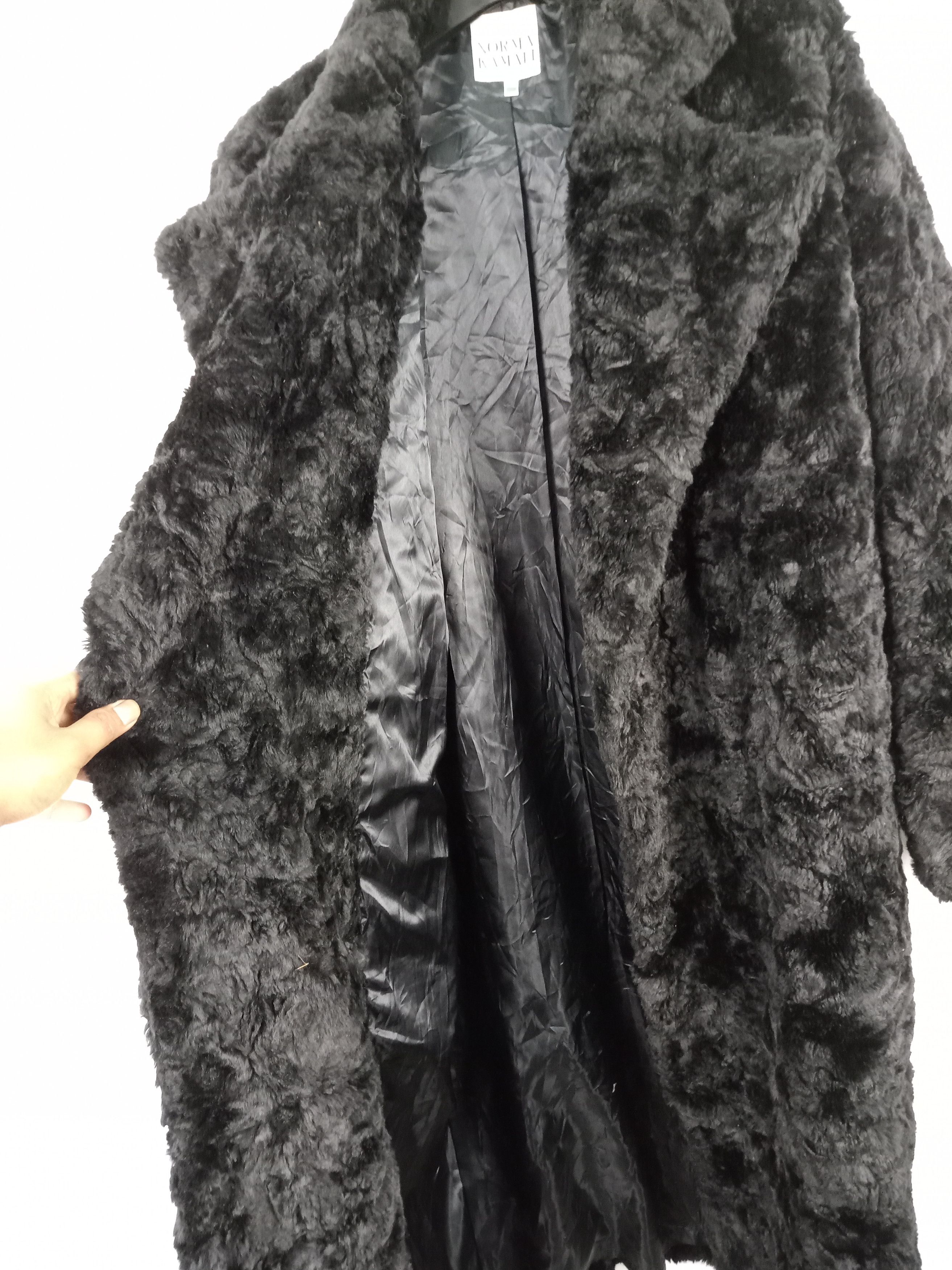 Japanese Brand Norma Kamali Mink Fur Long Jacket Size US L / EU 52-54 / 3 - 8 Thumbnail