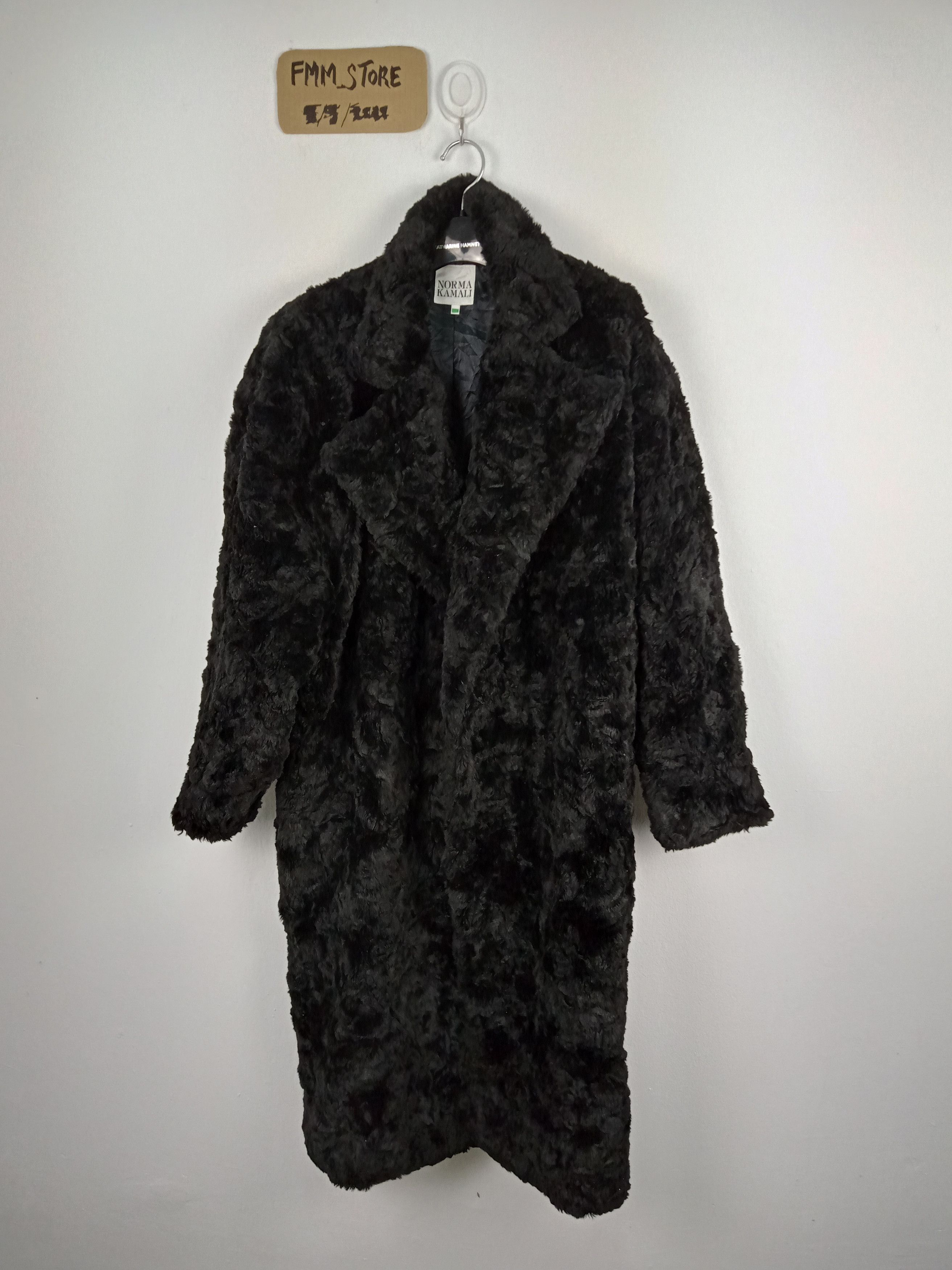 Japanese Brand Norma Kamali Mink Fur Long Jacket Size US L / EU 52-54 / 3 - 1 Thumbnail