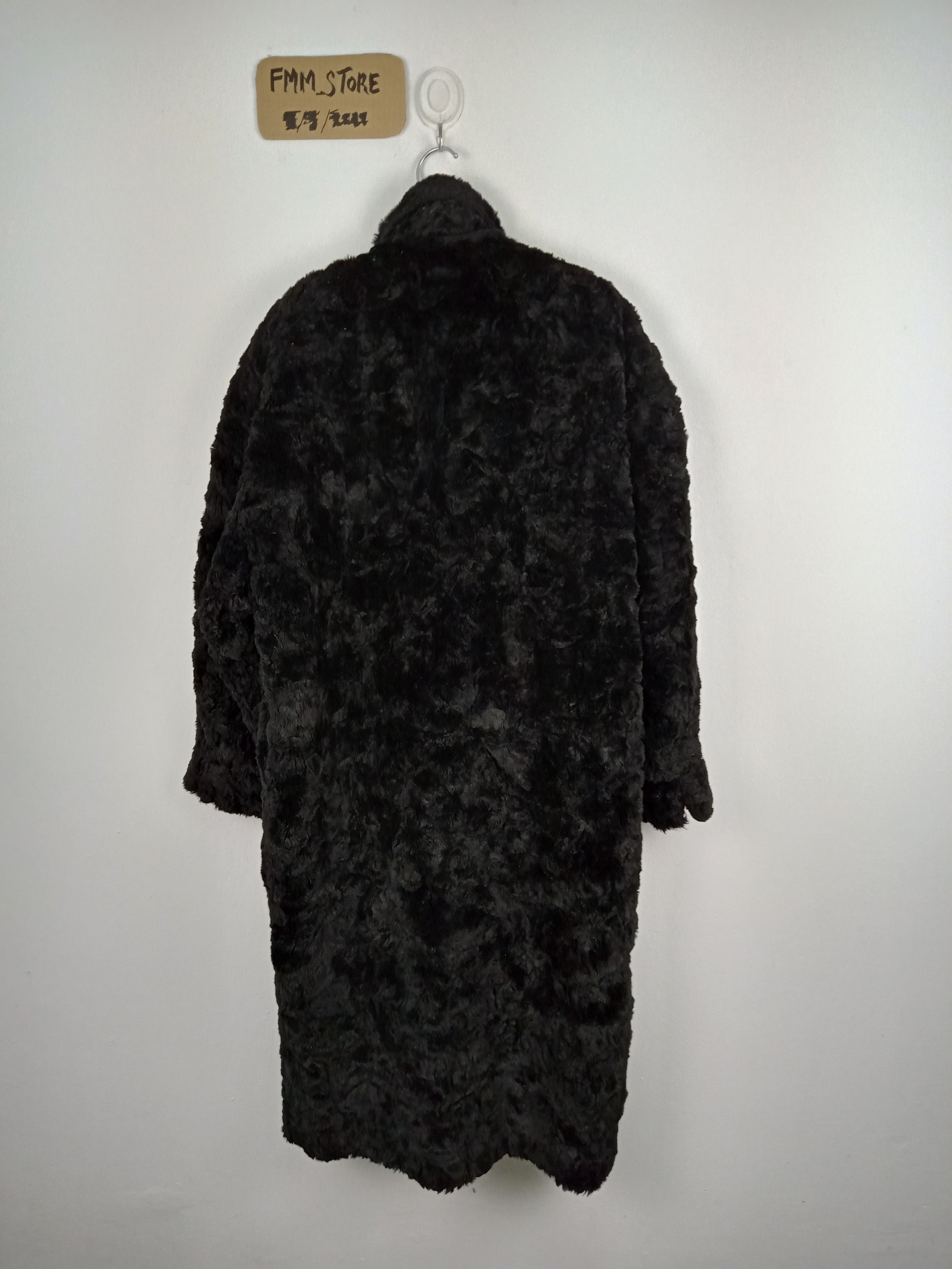 Japanese Brand Norma Kamali Mink Fur Long Jacket Size US L / EU 52-54 / 3 - 2 Thumbnail