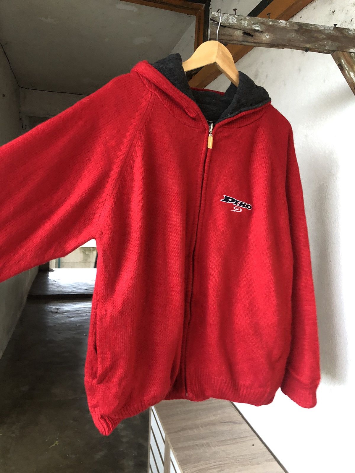 Vintage Vintage Piko Hawaiian Longboard Reversible Knit Jackets Size US M / EU 48-50 / 2 - 9 Thumbnail