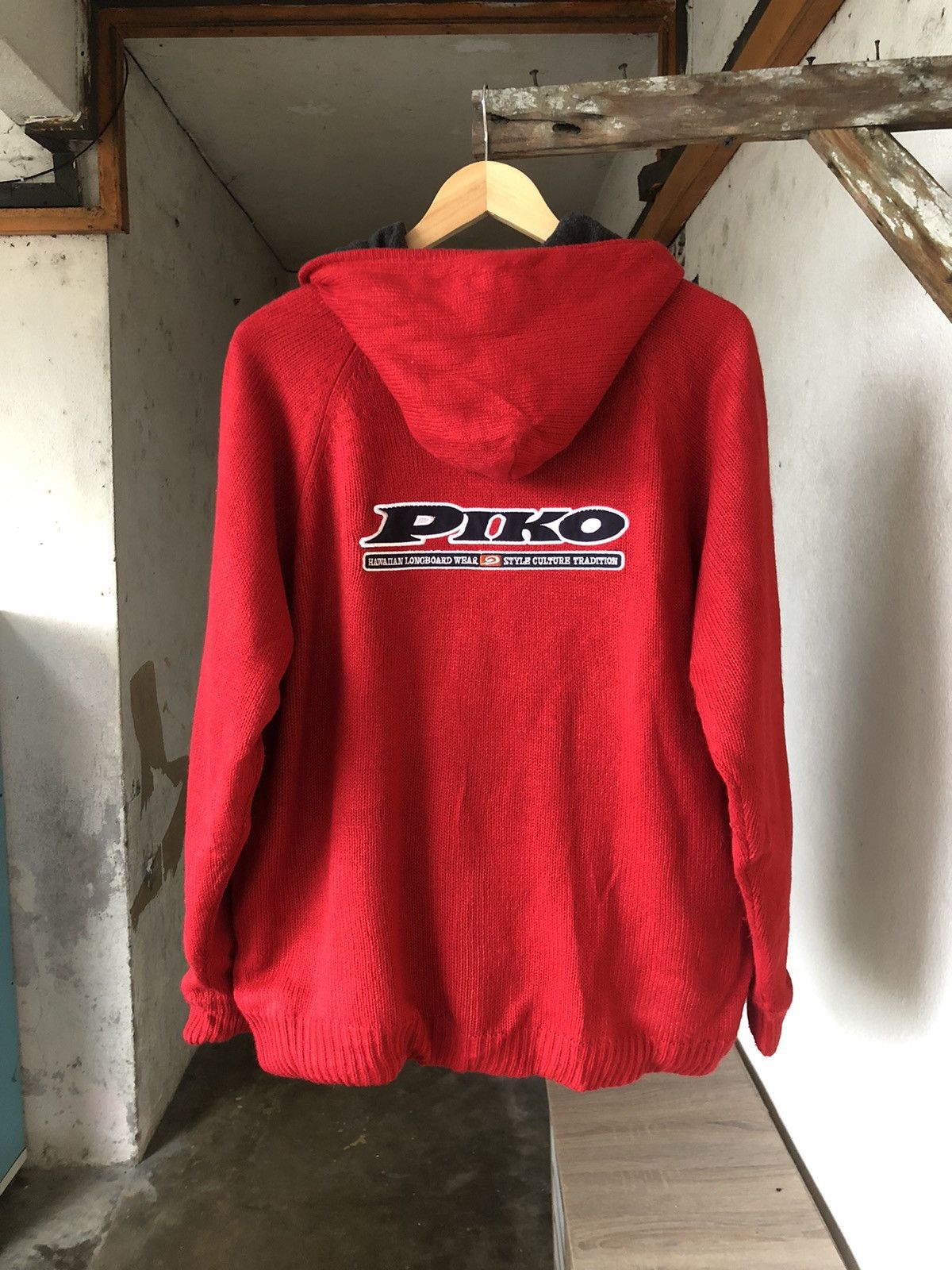 Vintage Vintage Piko Hawaiian Longboard Reversible Knit Jackets Size US M / EU 48-50 / 2 - 1 Thumbnail