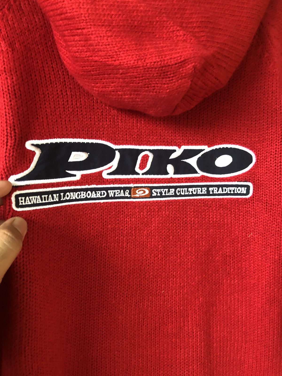 Vintage Vintage Piko Hawaiian Longboard Reversible Knit Jackets Size US M / EU 48-50 / 2 - 16 Thumbnail