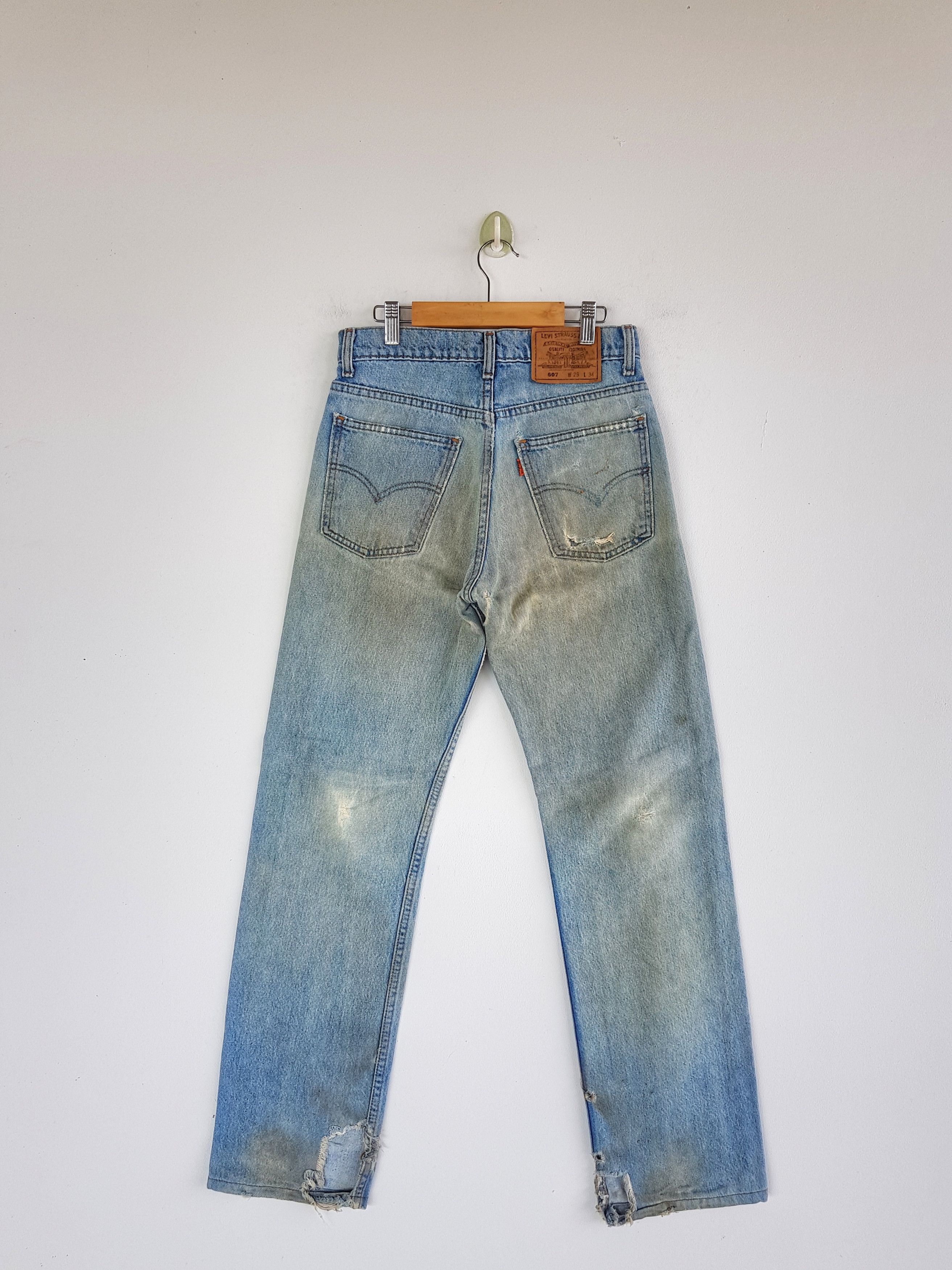Levi's Vintage Levis Distressed Jeans Orange Tab Levi's Mud Denim Size 26" / US 2 / IT 38 - 2 Thumbnail