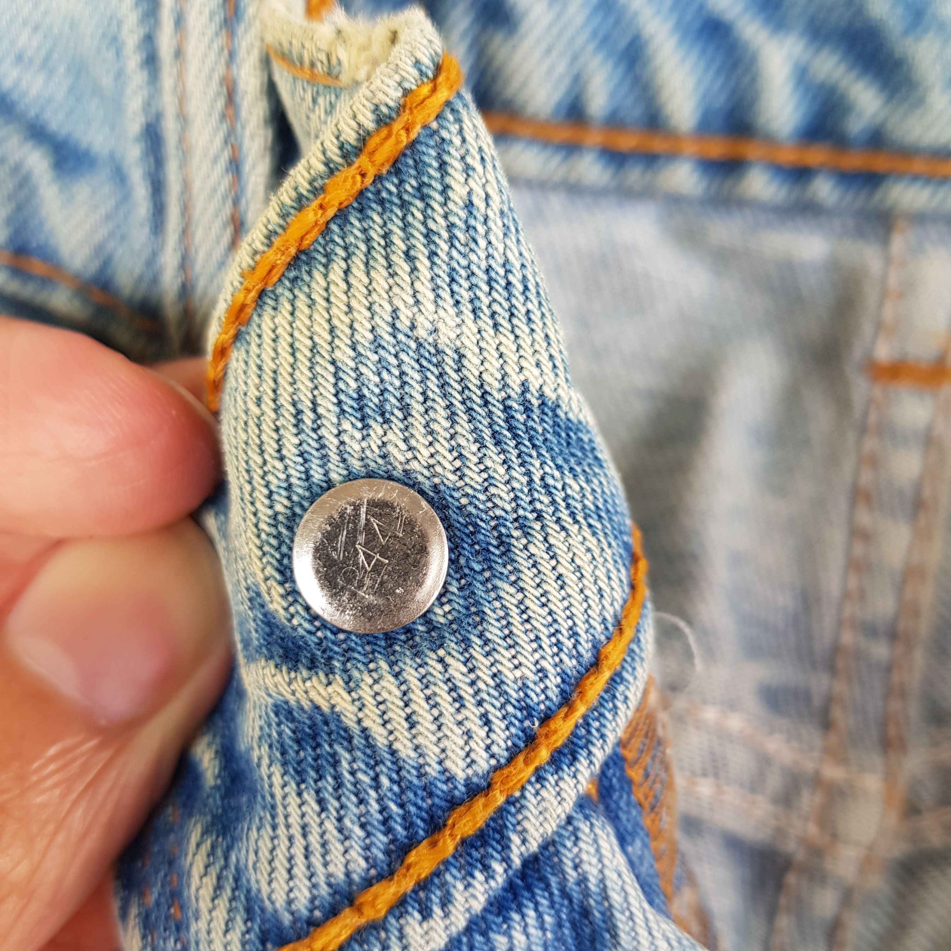 Levi's Vintage Levis Distressed Jeans Orange Tab Levi's Mud Denim Size 26" / US 2 / IT 38 - 11 Thumbnail