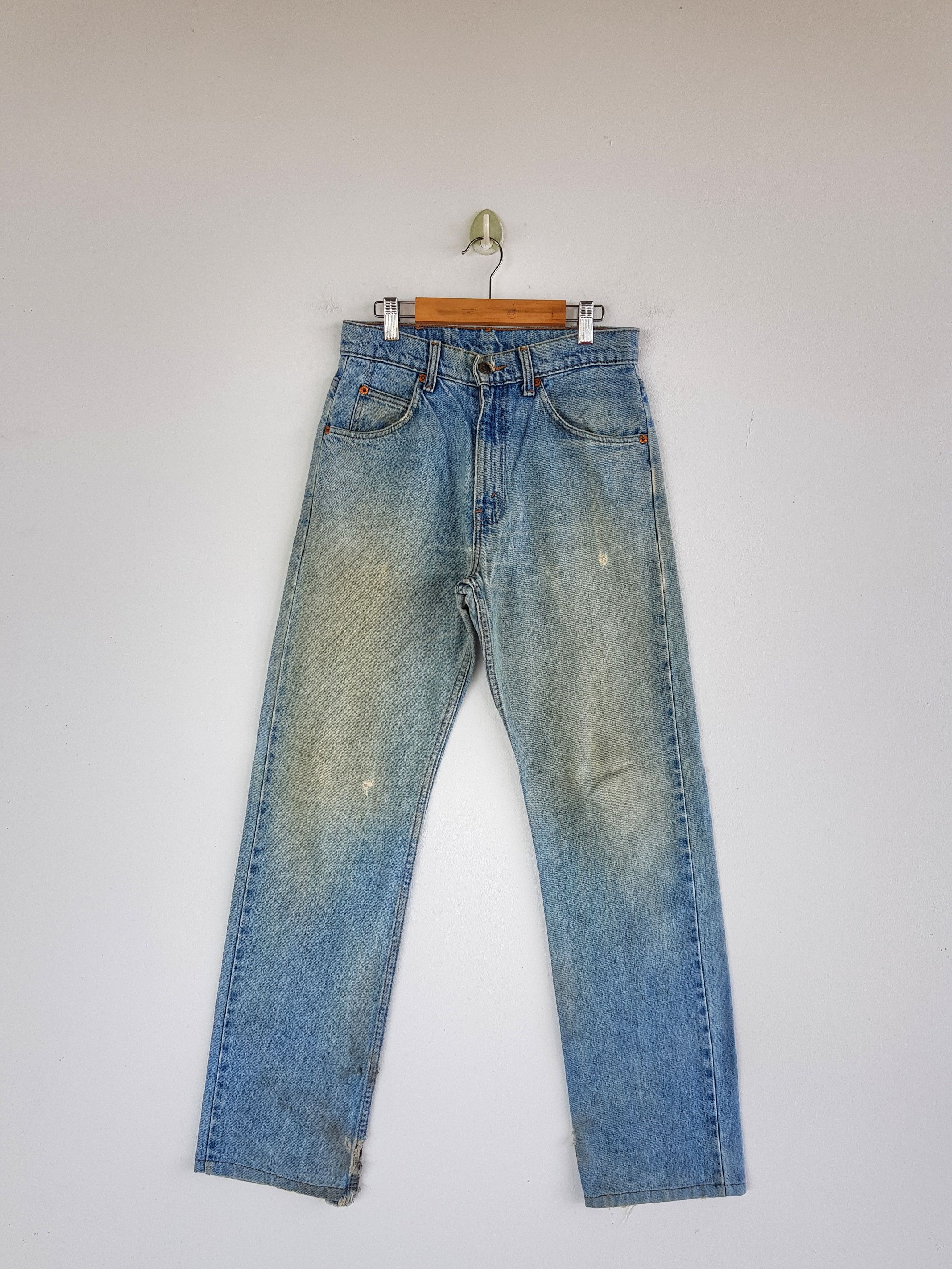 Levi's Vintage Levis Distressed Jeans Orange Tab Levi's Mud Denim Size 26" / US 2 / IT 38 - 1 Thumbnail