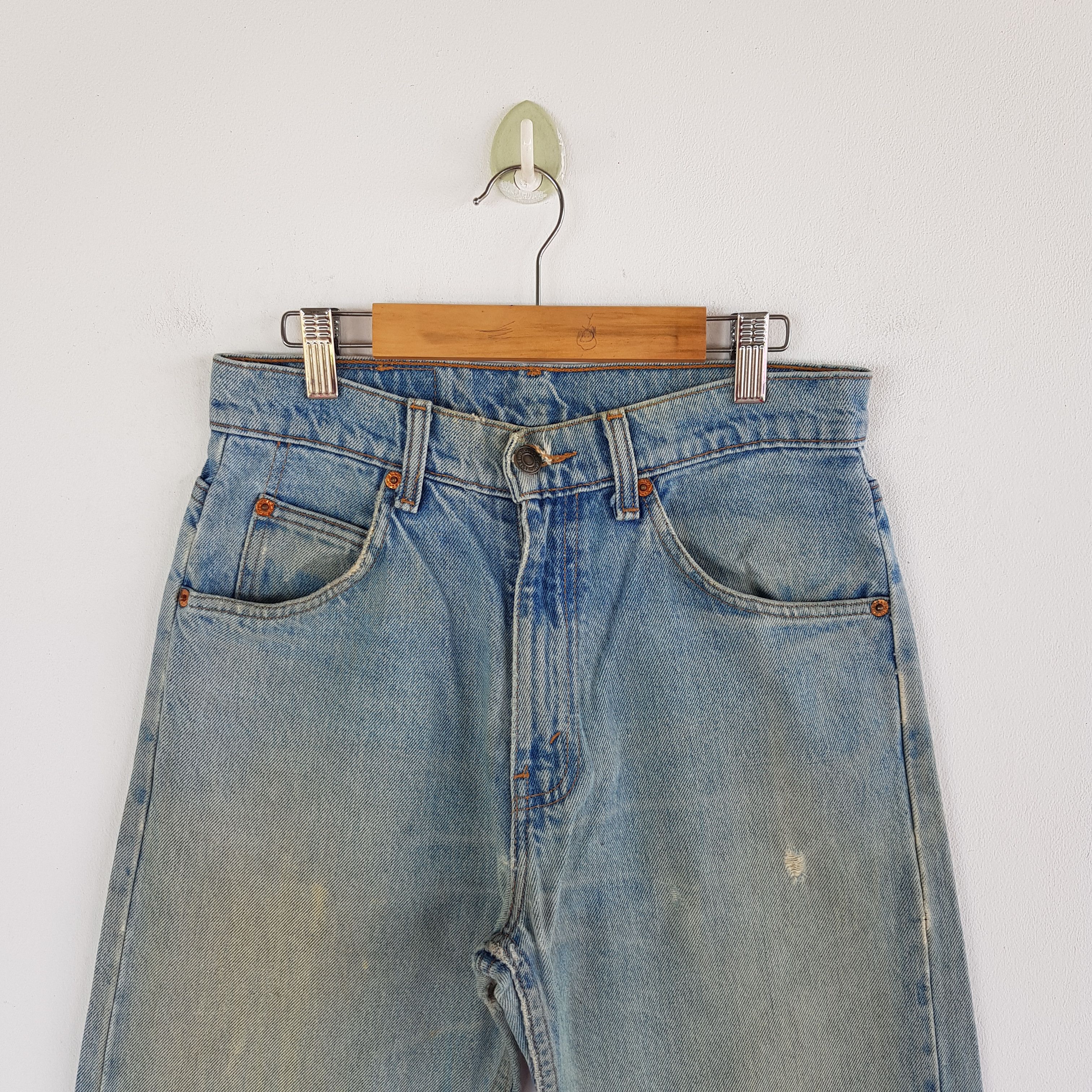 Levi's Vintage Levis Distressed Jeans Orange Tab Levi's Mud Denim Size 26" / US 2 / IT 38 - 5 Thumbnail