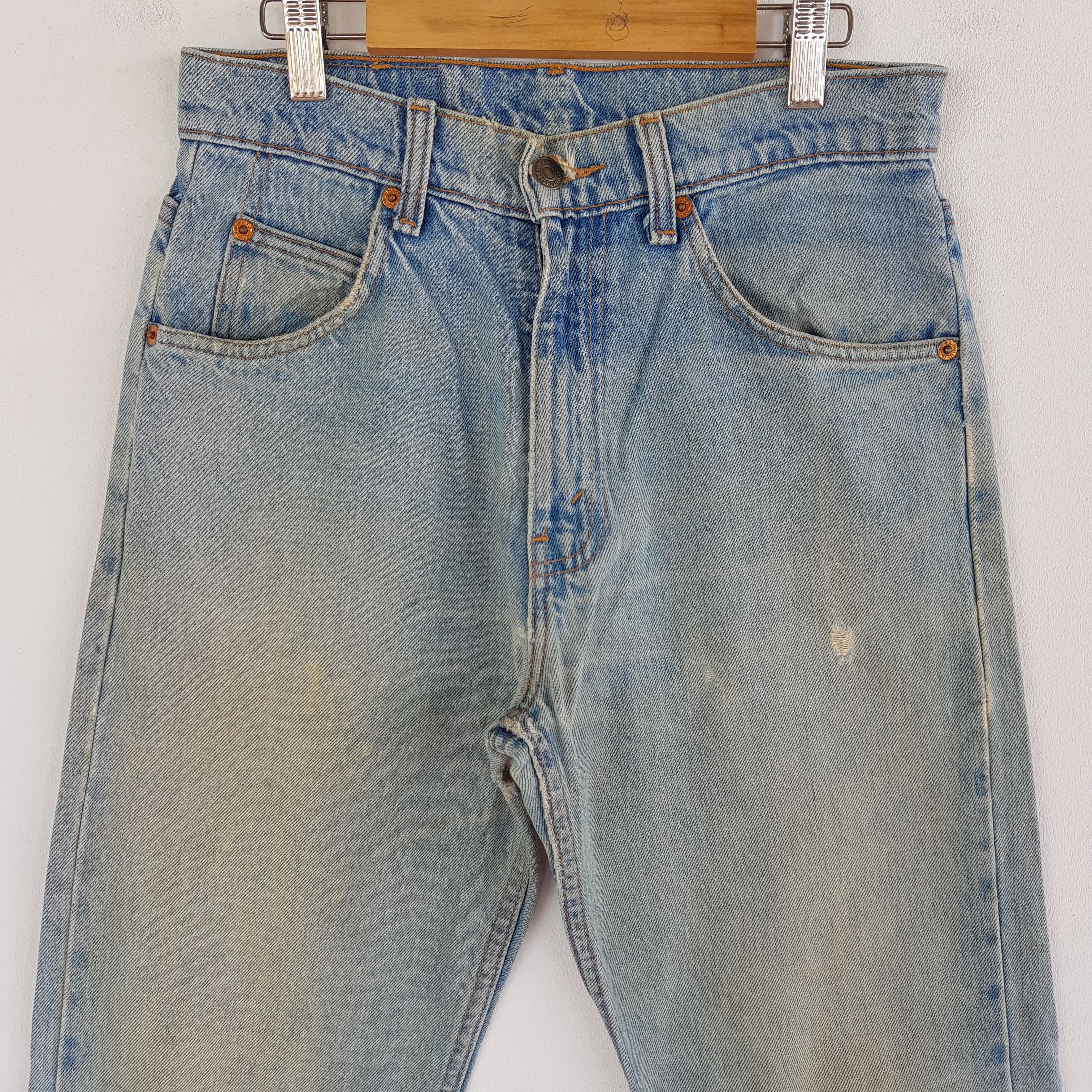 Levi's Vintage Levis Distressed Jeans Orange Tab Levi's Mud Denim Size 26" / US 2 / IT 38 - 3 Thumbnail