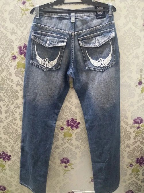 Rock & Republic ROCK& REPUBLIC JEANS EMBROIDERED LOGO BACK Size US 31 - 2 Thumbnail