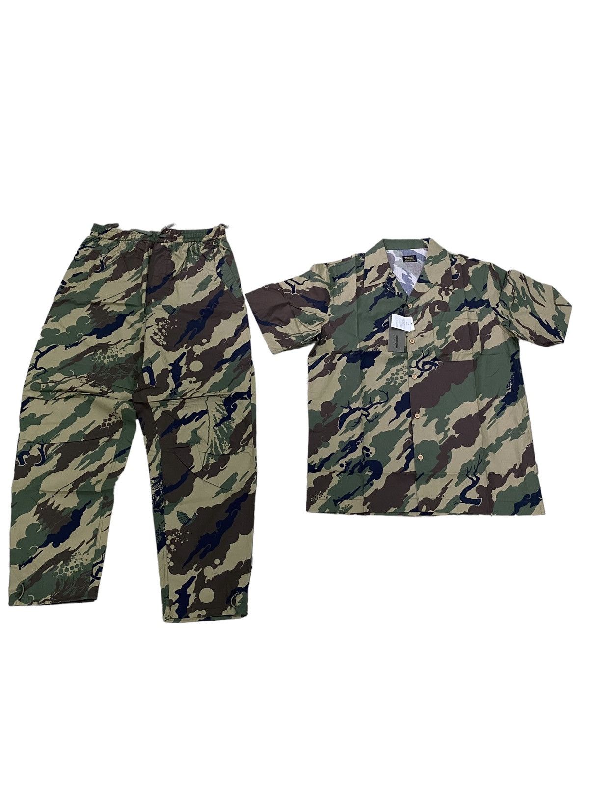 Japanese Brand × Maharishi Maharishi Woodland Camo Camp Collar Shirt Size US M / EU 48-50 / 2 - 2 Thumbnail