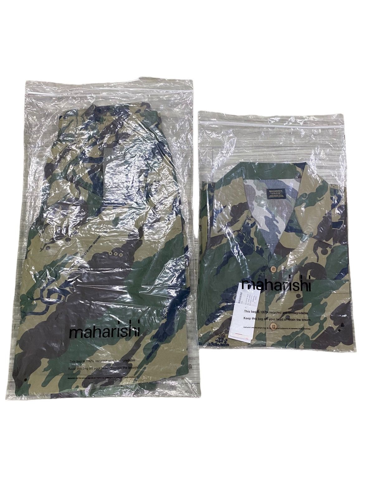 Japanese Brand × Maharishi Maharishi Woodland Camo Camp Collar Shirt Size US M / EU 48-50 / 2 - 5 Thumbnail