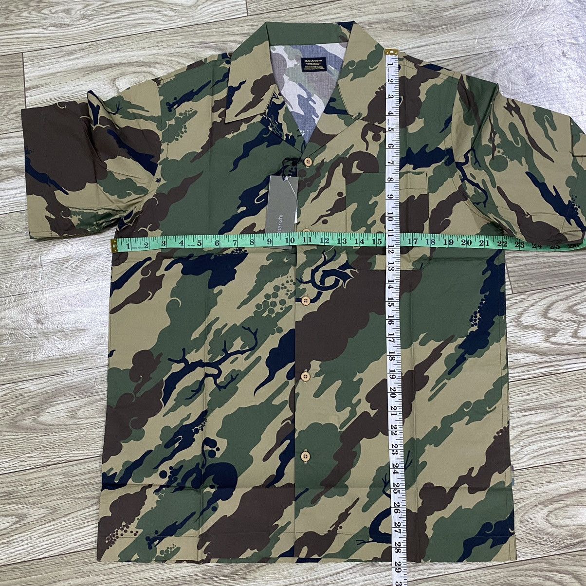 Japanese Brand × Maharishi Maharishi Woodland Camo Camp Collar Shirt Size US M / EU 48-50 / 2 - 17 Thumbnail