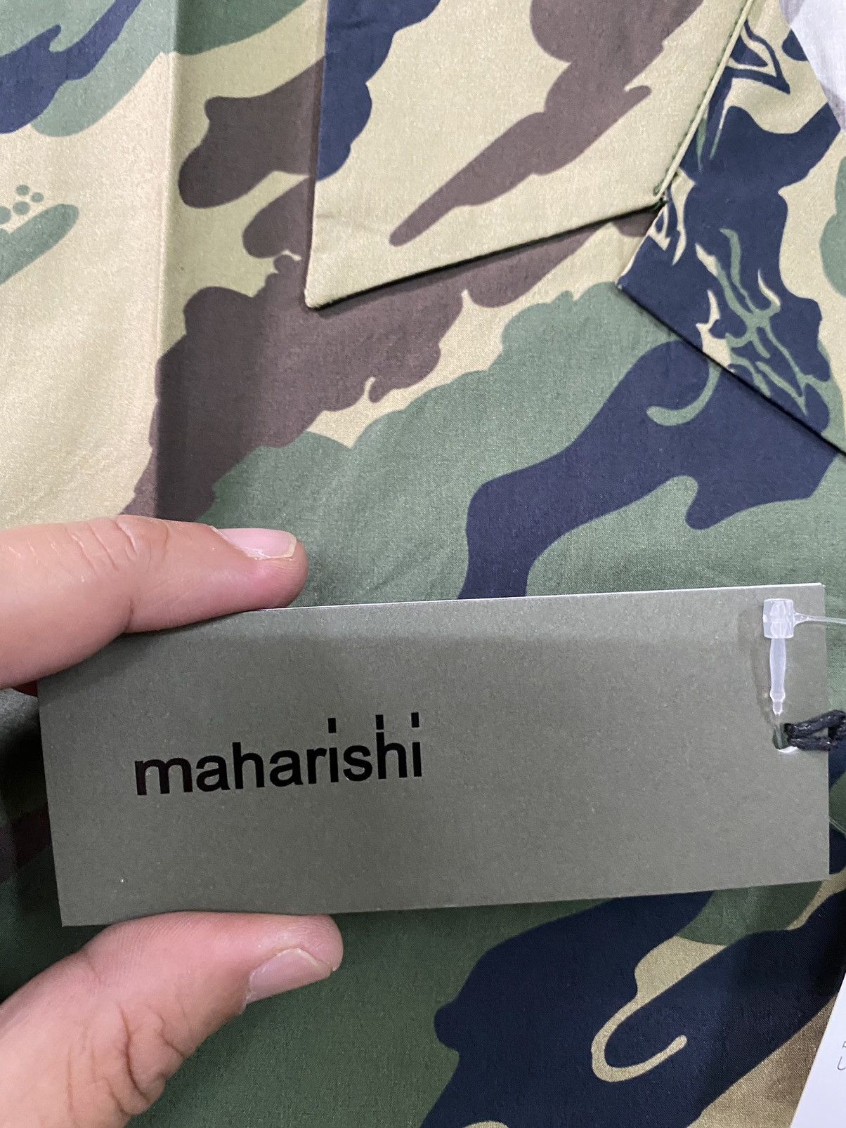 Japanese Brand × Maharishi Maharishi Woodland Camo Camp Collar Shirt Size US M / EU 48-50 / 2 - 9 Thumbnail