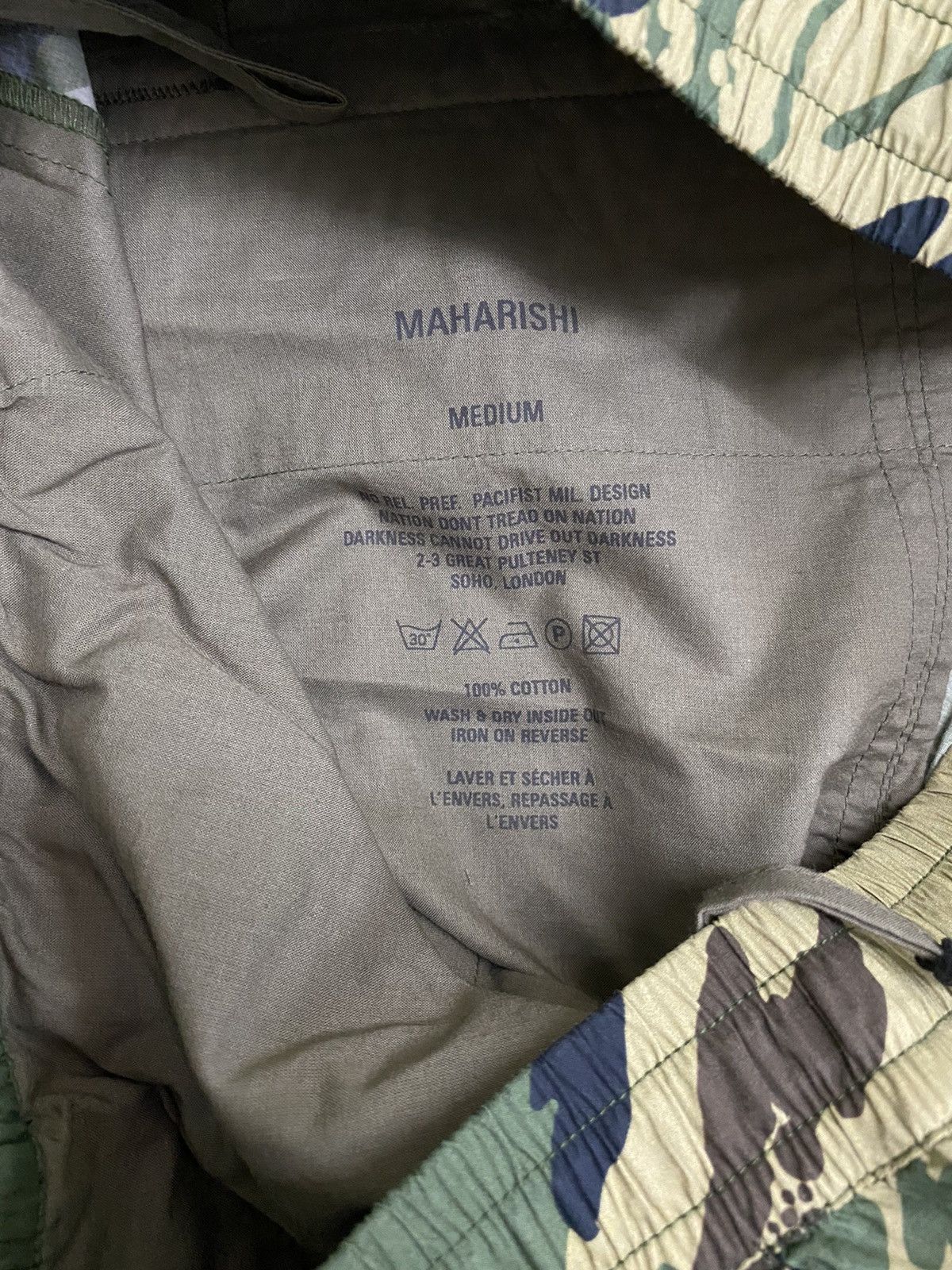 Japanese Brand × Maharishi Maharishi Woodland Camo Camp Collar Shirt Size US M / EU 48-50 / 2 - 15 Thumbnail
