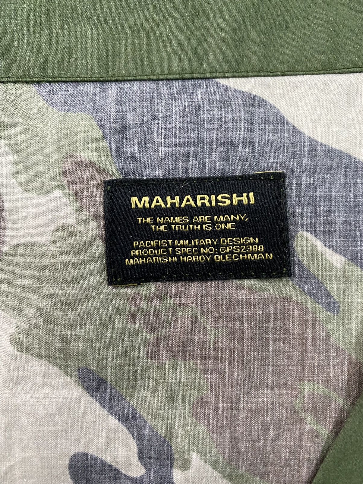 Japanese Brand × Maharishi Maharishi Woodland Camo Camp Collar Shirt Size US M / EU 48-50 / 2 - 11 Thumbnail