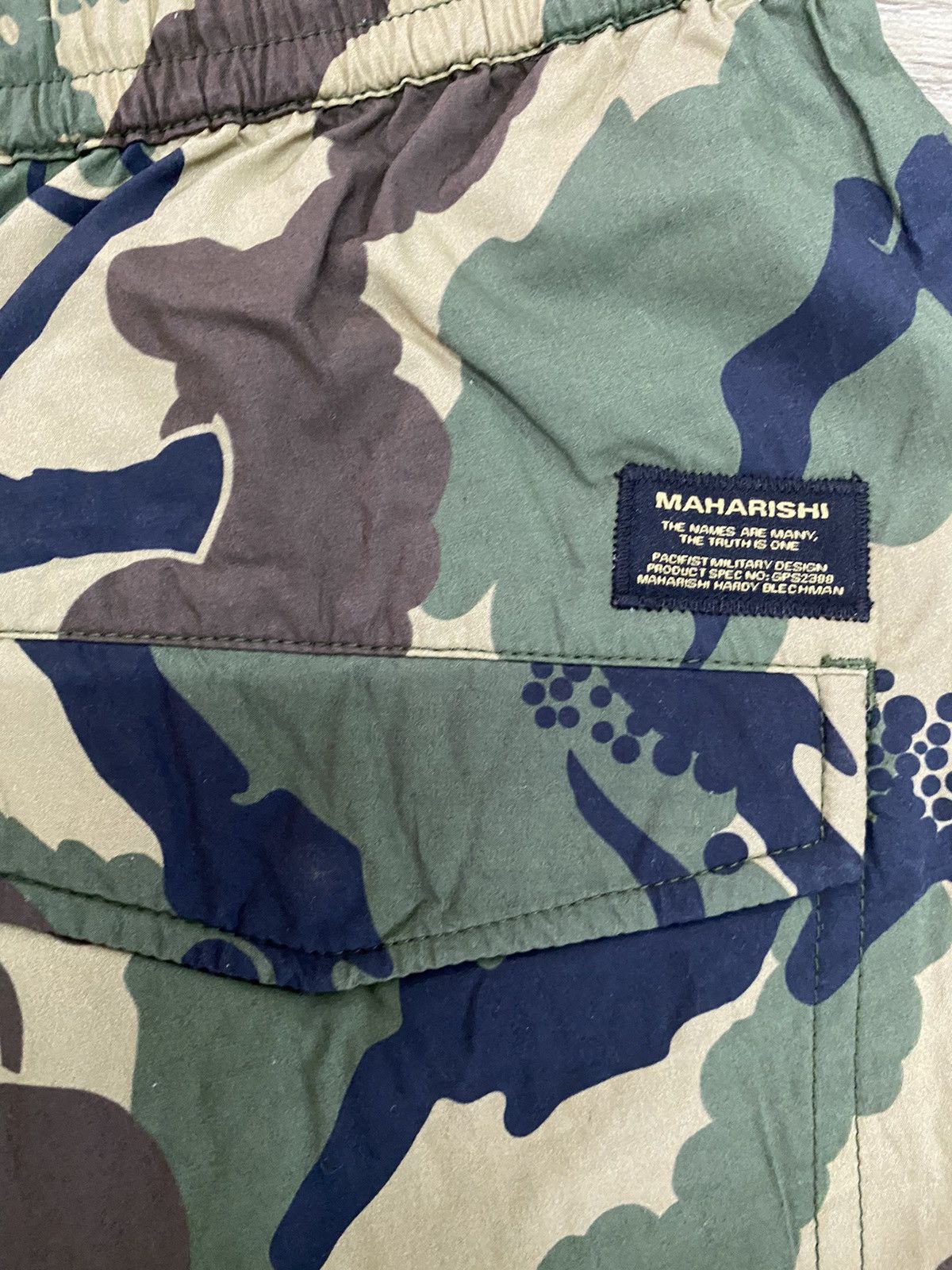 Japanese Brand × Maharishi Maharishi Woodland Camo Camp Collar Shirt Size US M / EU 48-50 / 2 - 16 Thumbnail
