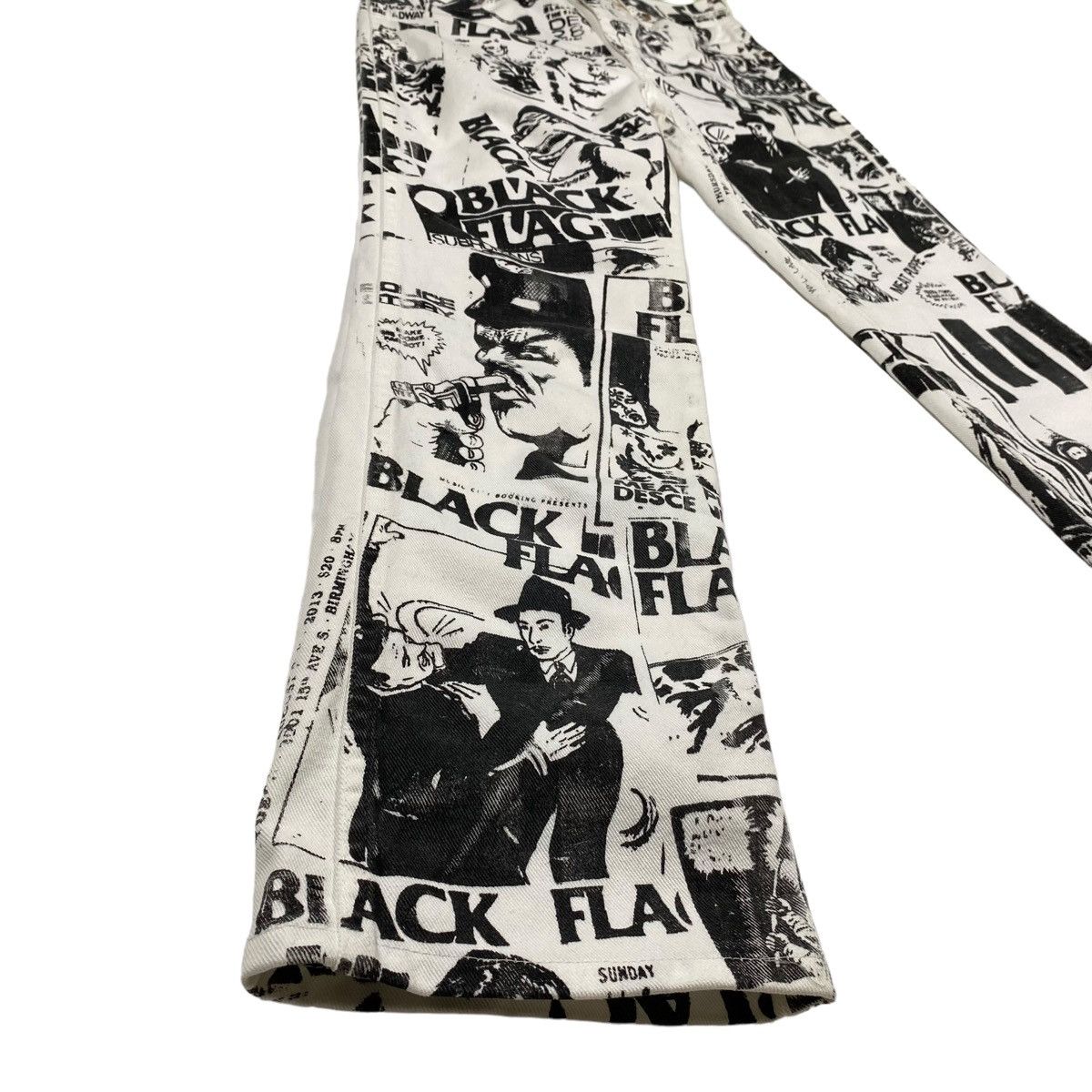 Band Tees Vintage Wrangler X Black Flag Jeans Size US 30 / EU 46 - 4 Thumbnail