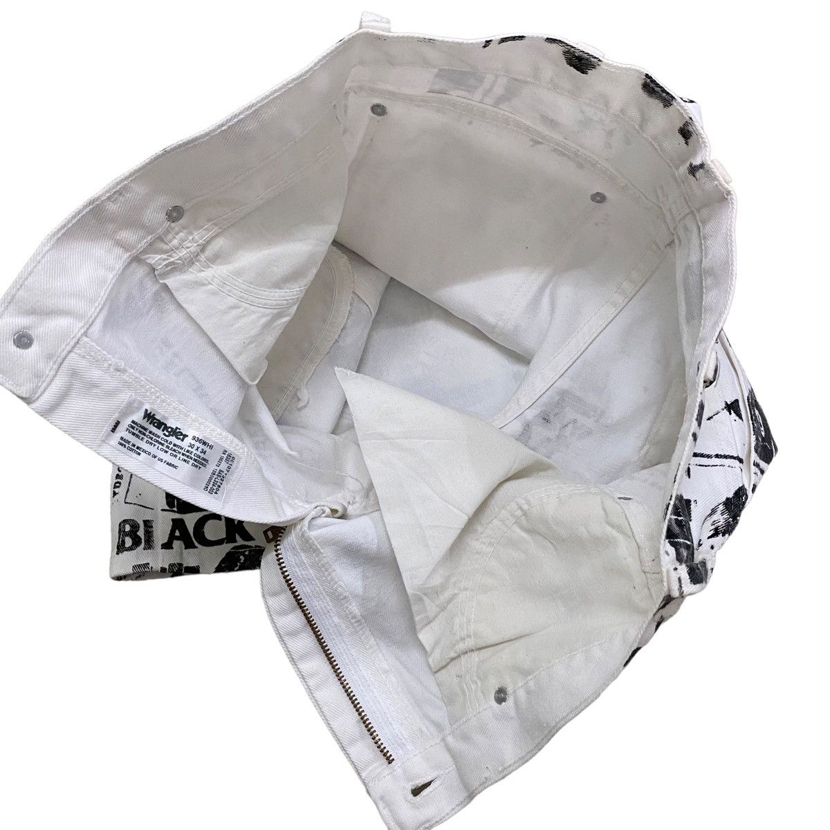 Band Tees Vintage Wrangler X Black Flag Jeans Size US 30 / EU 46 - 16 Thumbnail