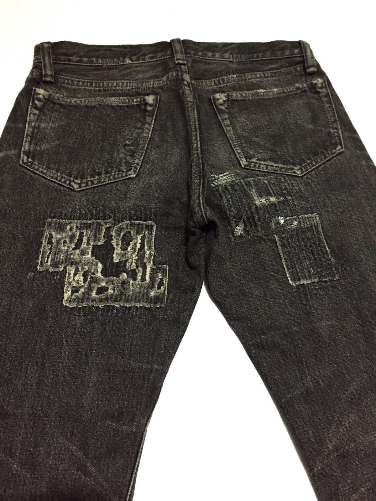 Kapital Kapital Boro patchwork selvedge black denim jeans Size US 28 / EU 44 - 5 Thumbnail