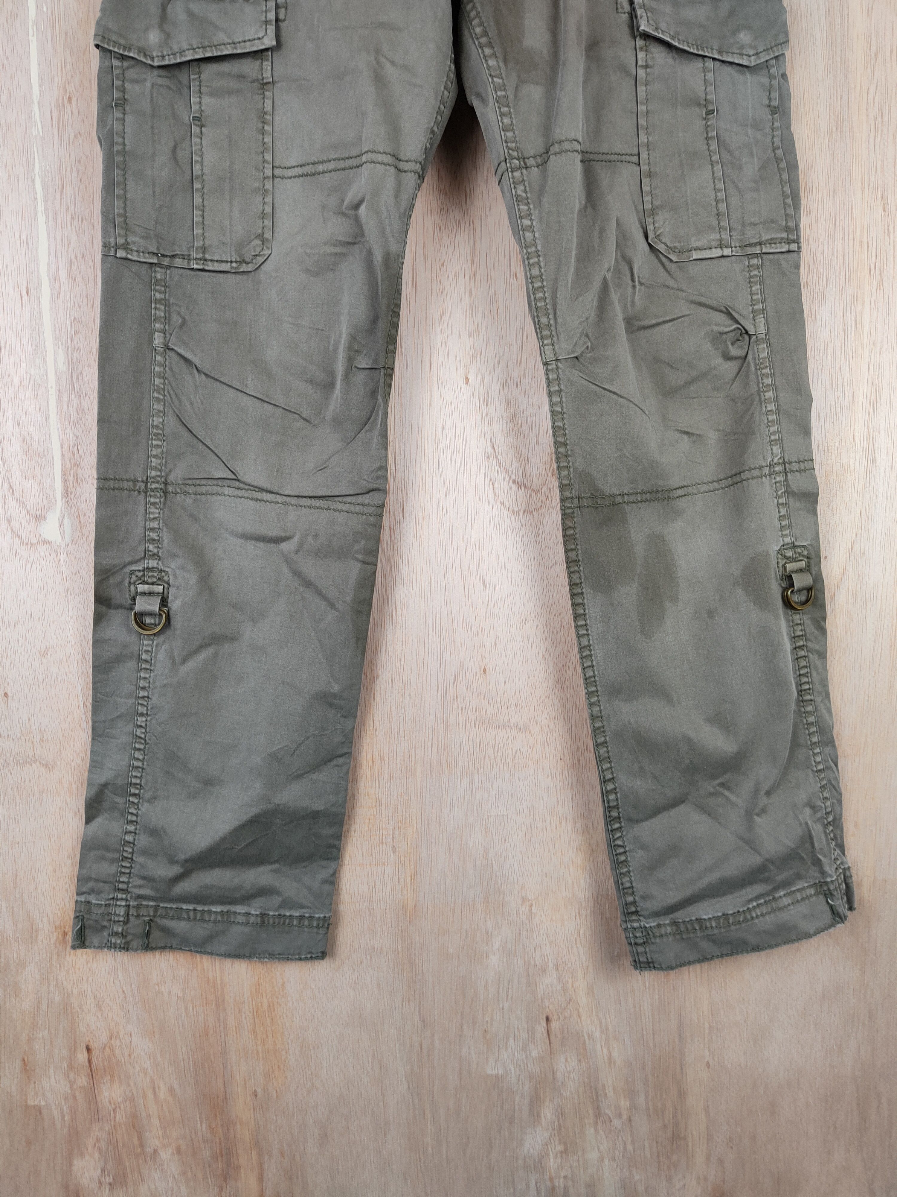Japanese Brand × Uniqlo Uniqlo Army utility multipocket tactical Green Pant #4445 Size 25" / US 0 / IT 36 - 3 Thumbnail