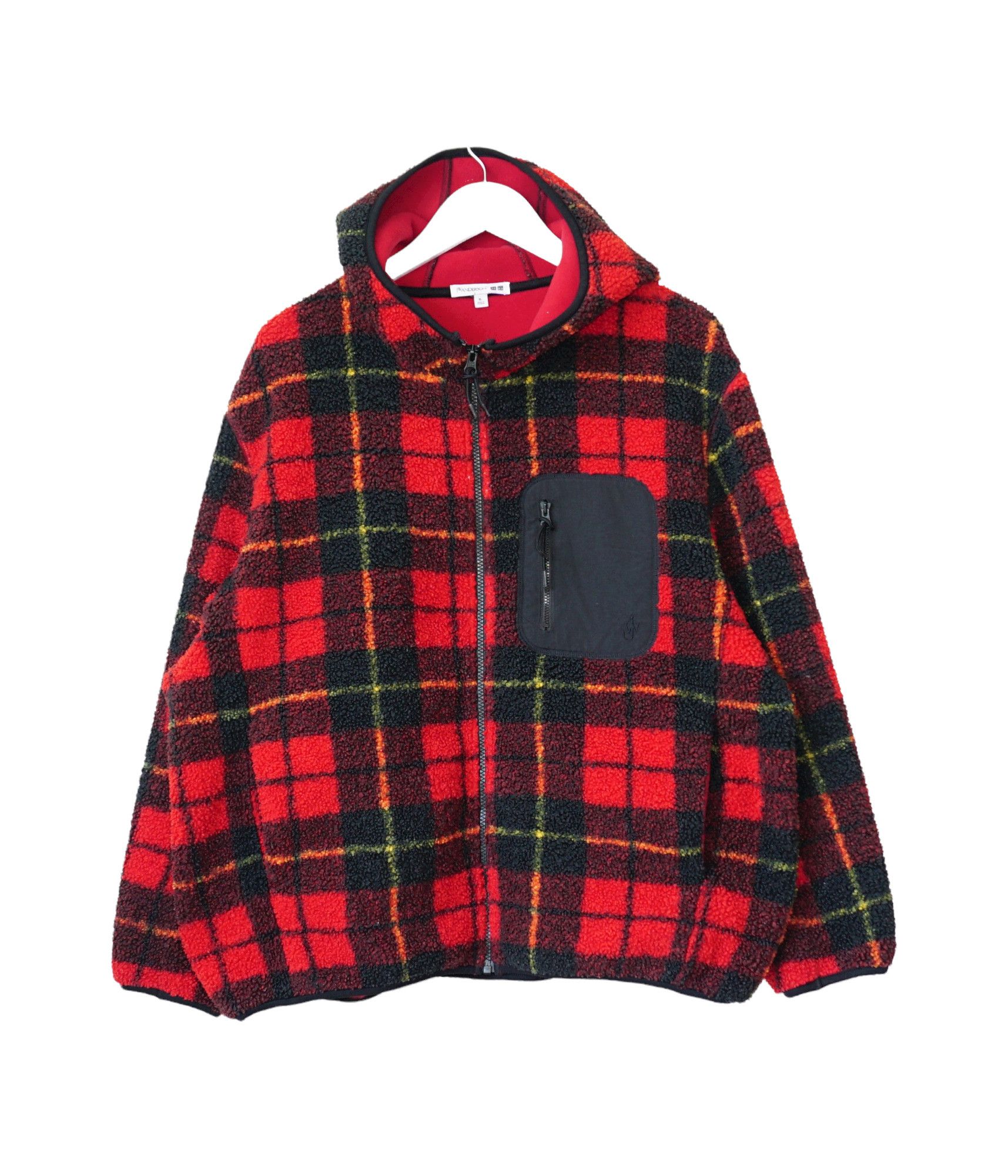 JW Anderson × Uniqlo RARE JW Anderson x Uniqlo Checkered Sherpa Jacket Size US XL / EU 56 / 4 - 1 Thumbnail