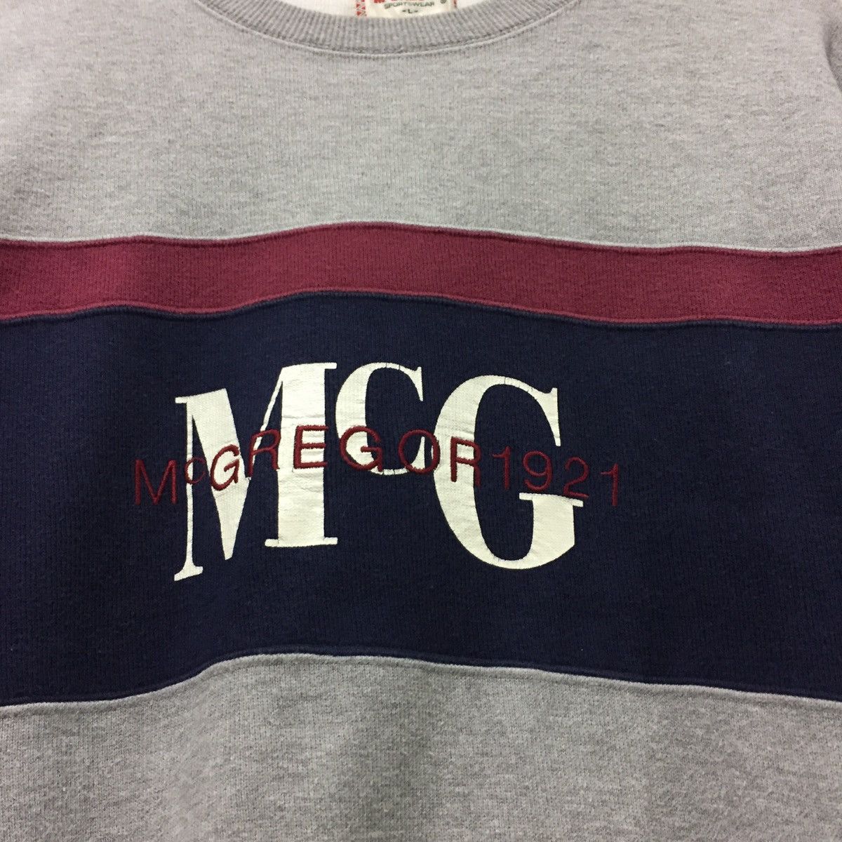 Japanese Brand × McGregor McGREGOR sweatshirt spell out embroidered big logo.. Size US L / EU 52-54 / 3 - 3 Thumbnail