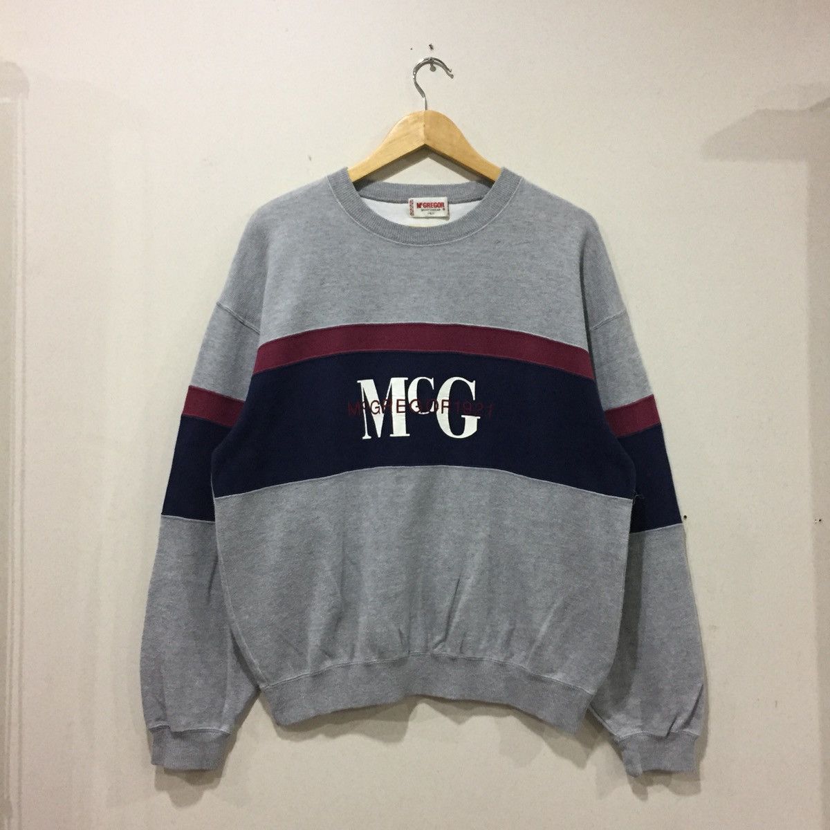 Japanese Brand × McGregor McGREGOR sweatshirt spell out embroidered big logo.. Size US L / EU 52-54 / 3 - 1 Thumbnail