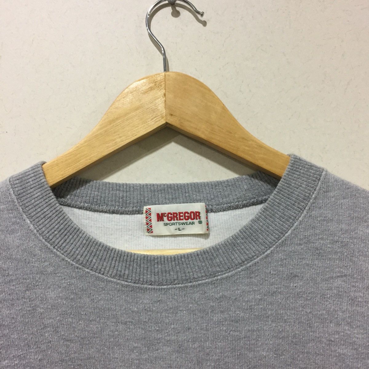 Japanese Brand × McGregor McGREGOR sweatshirt spell out embroidered big logo.. Size US L / EU 52-54 / 3 - 4 Thumbnail