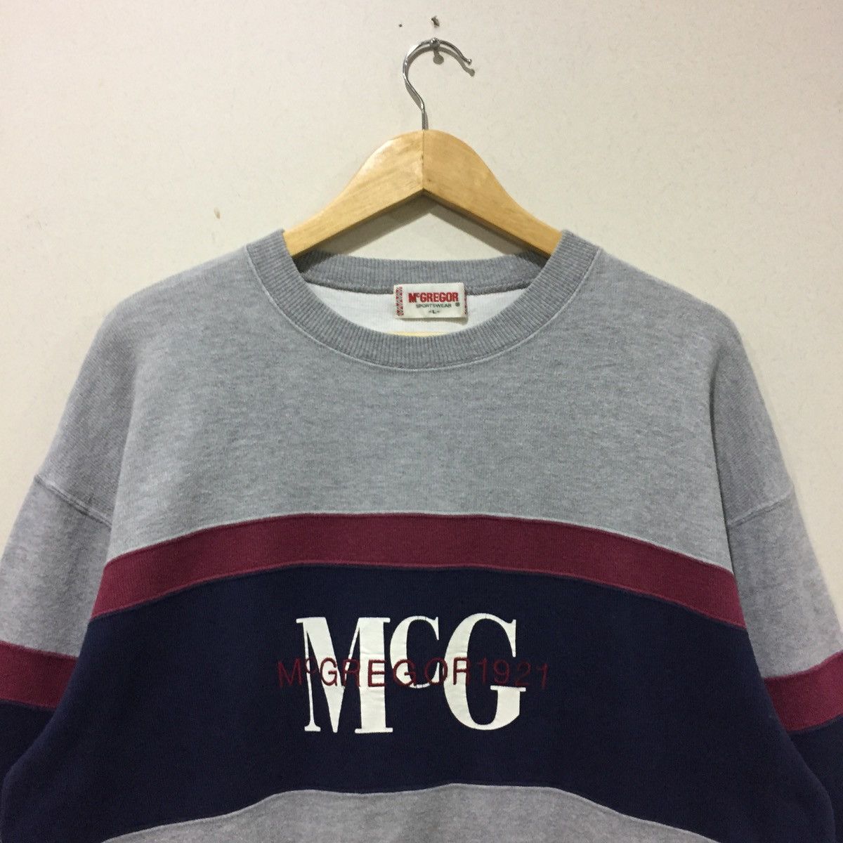 Japanese Brand × McGregor McGREGOR sweatshirt spell out embroidered big logo.. Size US L / EU 52-54 / 3 - 2 Thumbnail