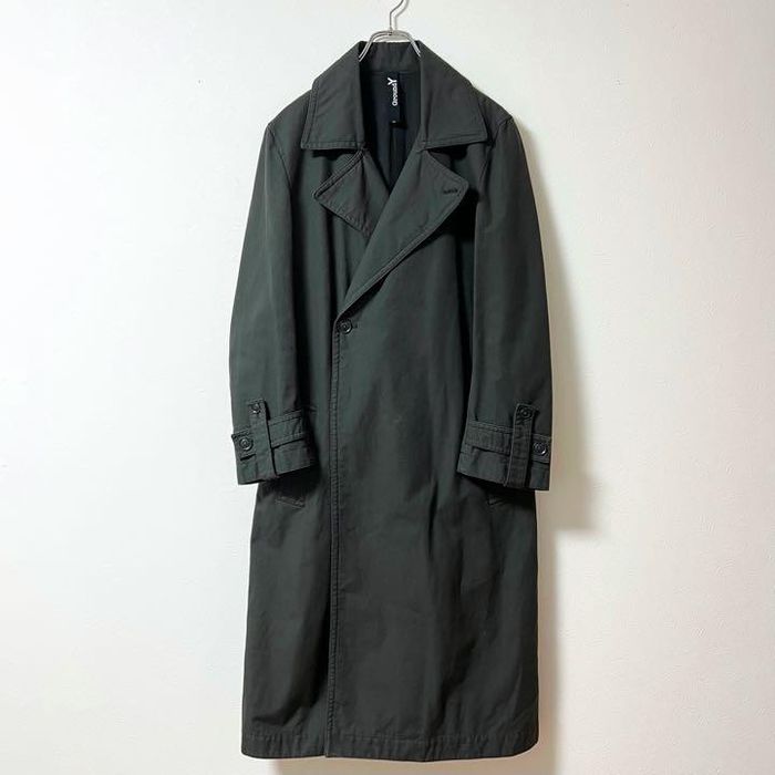 Yohji Yamamoto Ground Y 19aw Double Long Trench Coat | Grailed