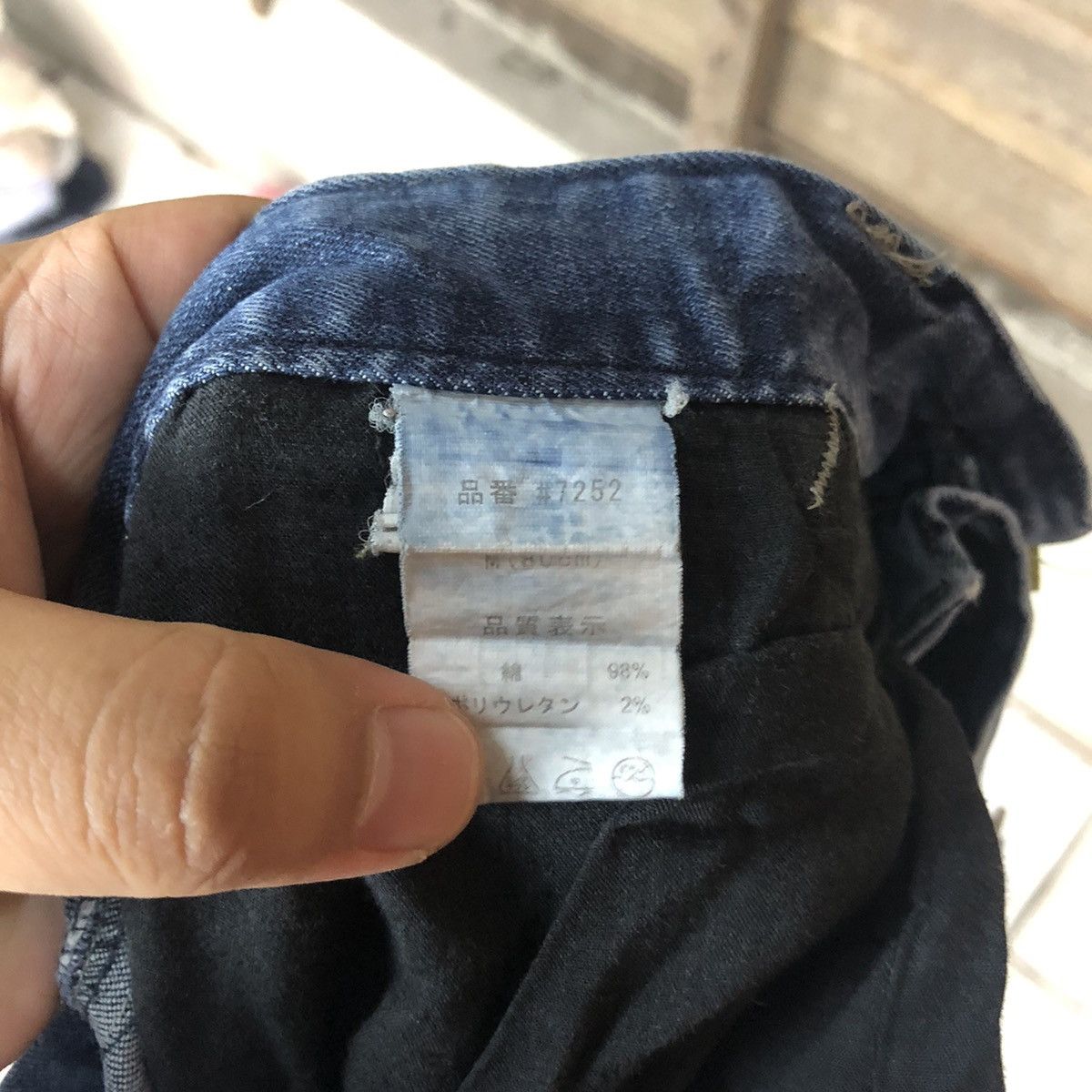Japanese Brand DL World International double knee vintage Denim Pants#4521 Size US 31 - 16 Thumbnail