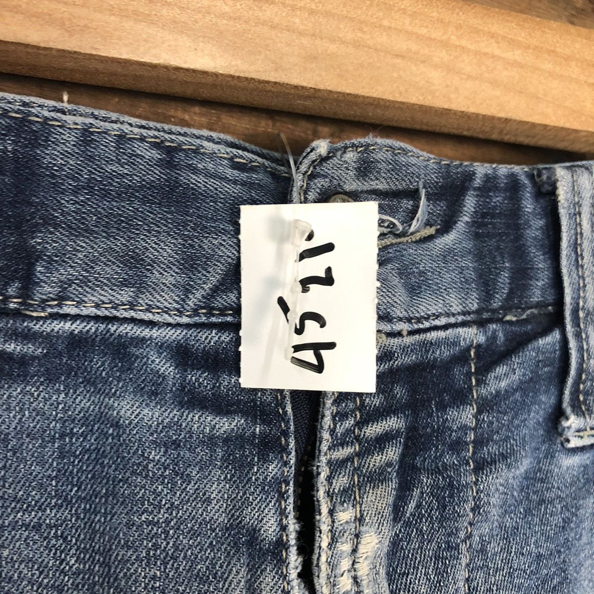 Japanese Brand DL World International double knee vintage Denim Pants#4521 Size US 31 - 10 Thumbnail