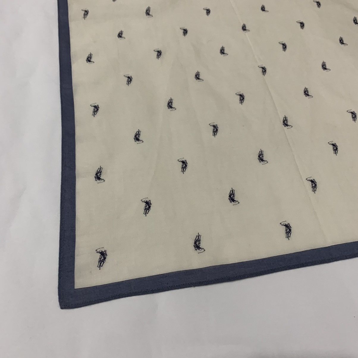 Vintage POLO CLUB handkerchief handky bandana small logo Size ONE SIZE - 7 Thumbnail