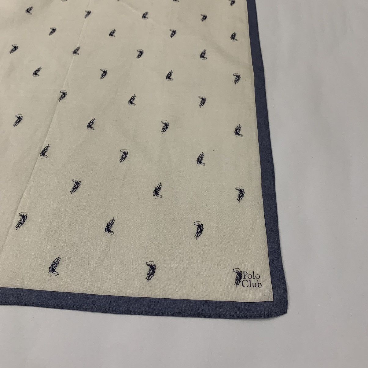 Vintage POLO CLUB handkerchief handky bandana small logo Size ONE SIZE - 6 Thumbnail