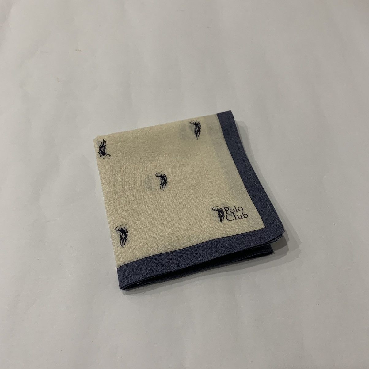 Vintage POLO CLUB handkerchief handky bandana small logo Size ONE SIZE - 4 Thumbnail