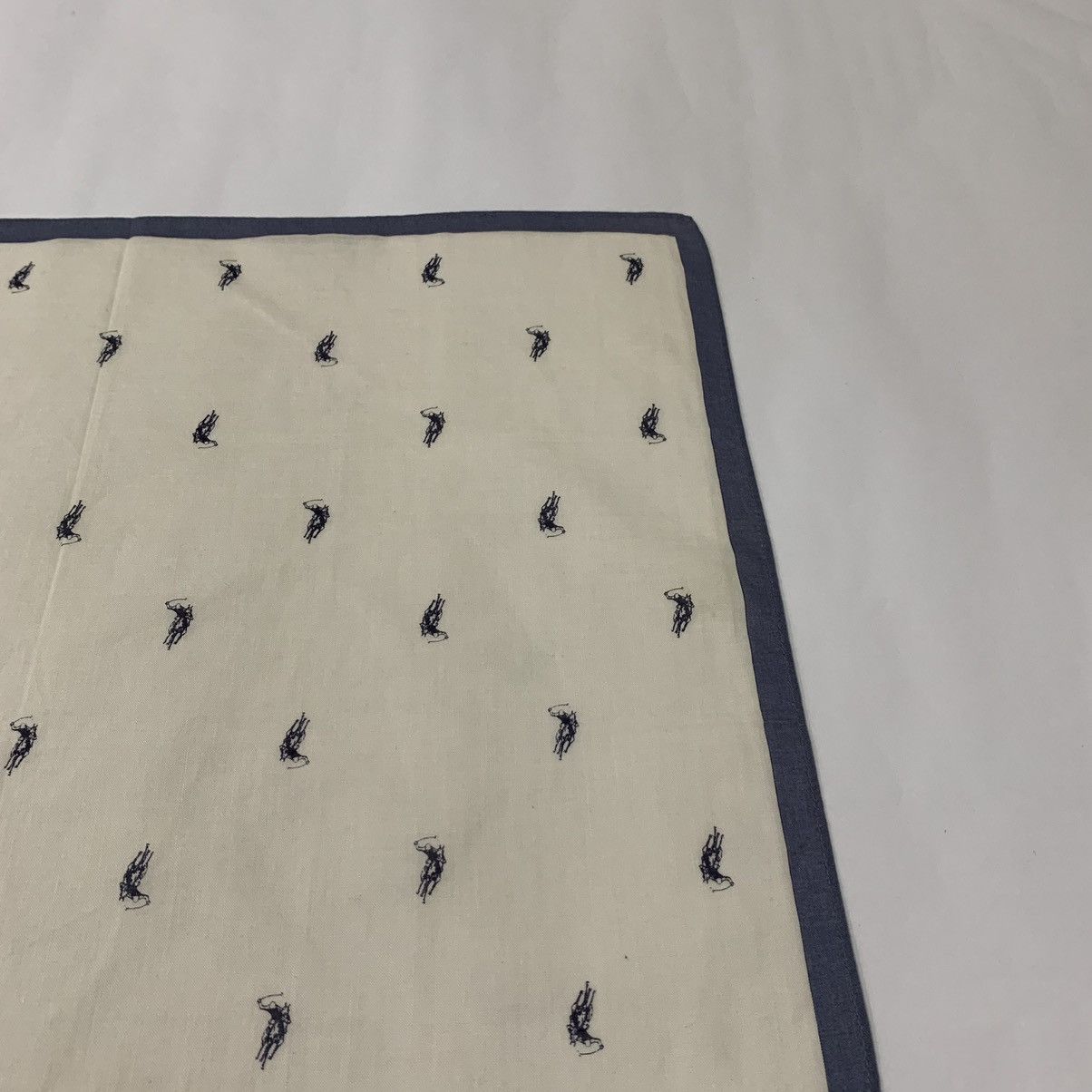 Vintage POLO CLUB handkerchief handky bandana small logo Size ONE SIZE - 8 Thumbnail