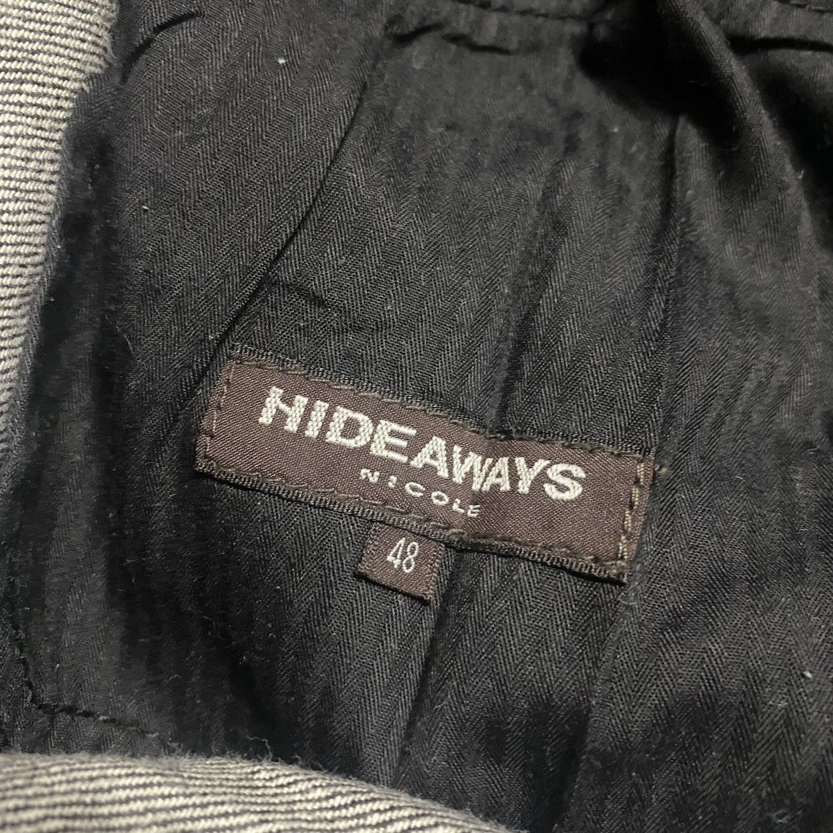 Japanese Brand HIDEAWAYS NICOLE Urban Denim Flare Hybrid Jeans Size US 34 / EU 50 - 16 Thumbnail