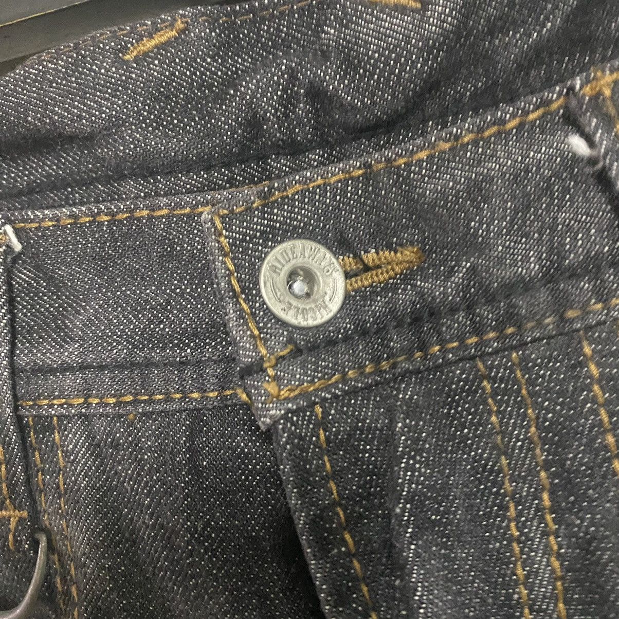 Japanese Brand HIDEAWAYS NICOLE Urban Denim Flare Hybrid Jeans Size US 34 / EU 50 - 9 Thumbnail