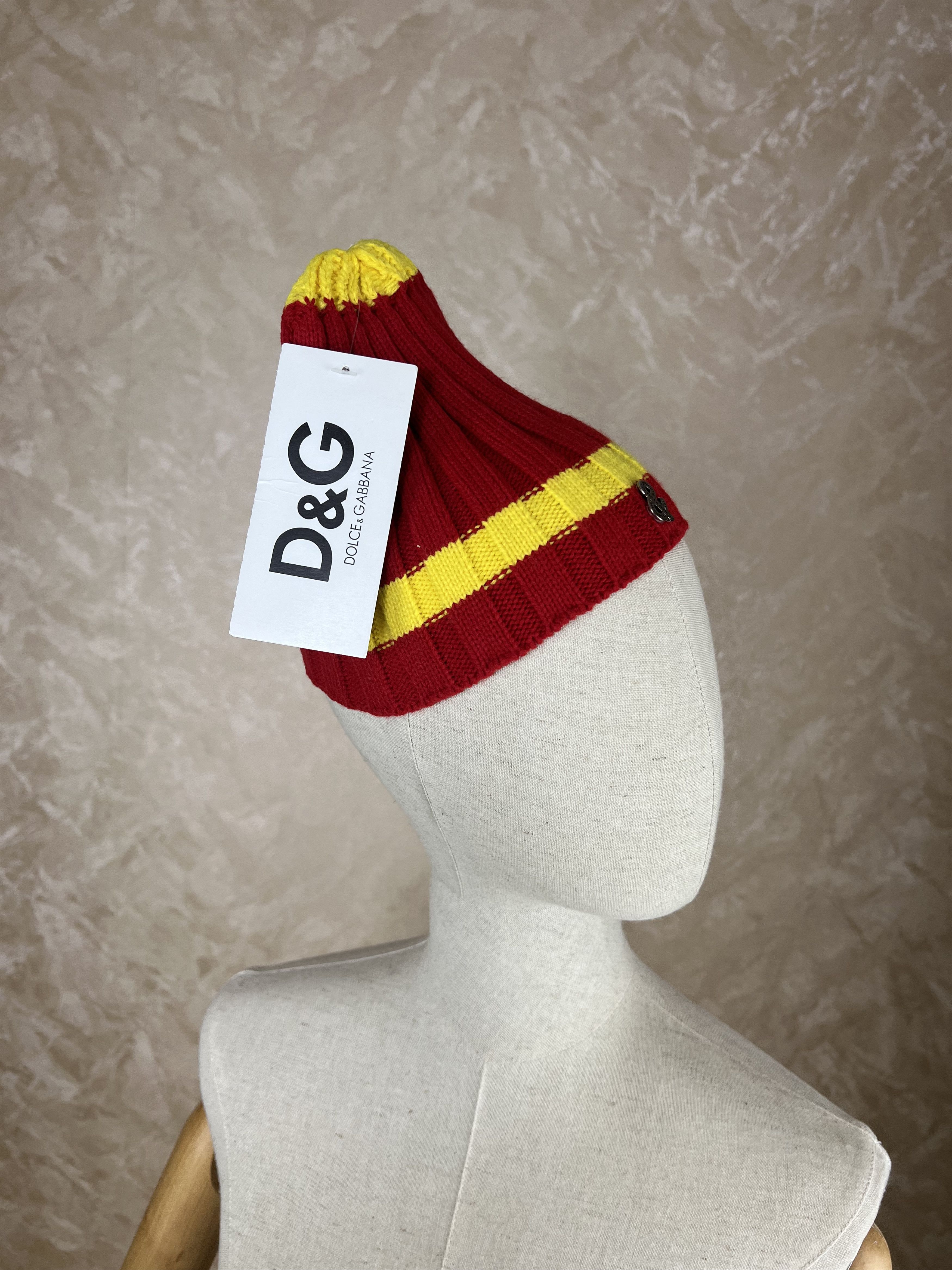 Dolce & Gabbana × Vintage vintage dolce gabbana beanie striped Size ONE SIZE - 5 Thumbnail