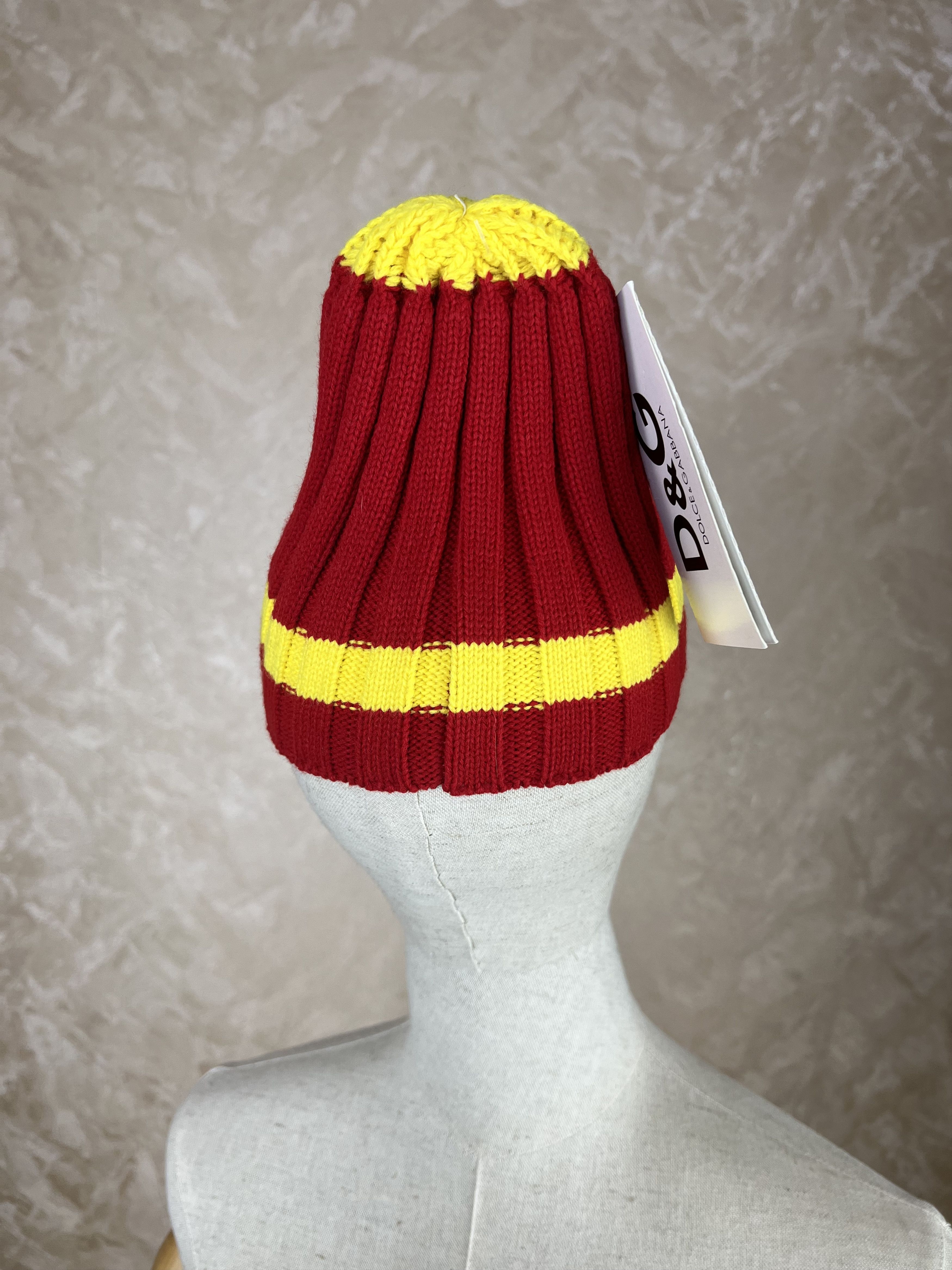 Dolce & Gabbana × Vintage vintage dolce gabbana beanie striped Size ONE SIZE - 4 Thumbnail