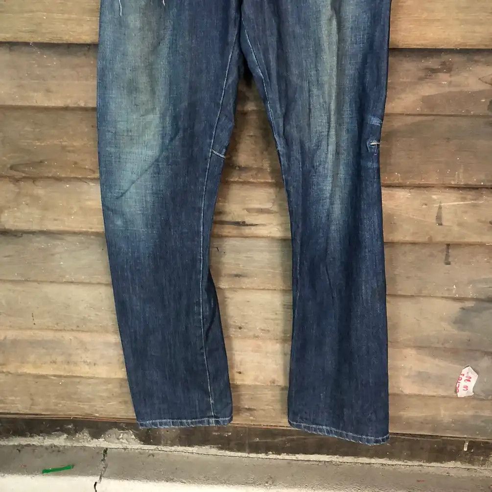 Marithe + Francois Girbaud DL Marithe Francios Girbaund ripped Distressed Denim #5099 Size US 33 - 16 Thumbnail