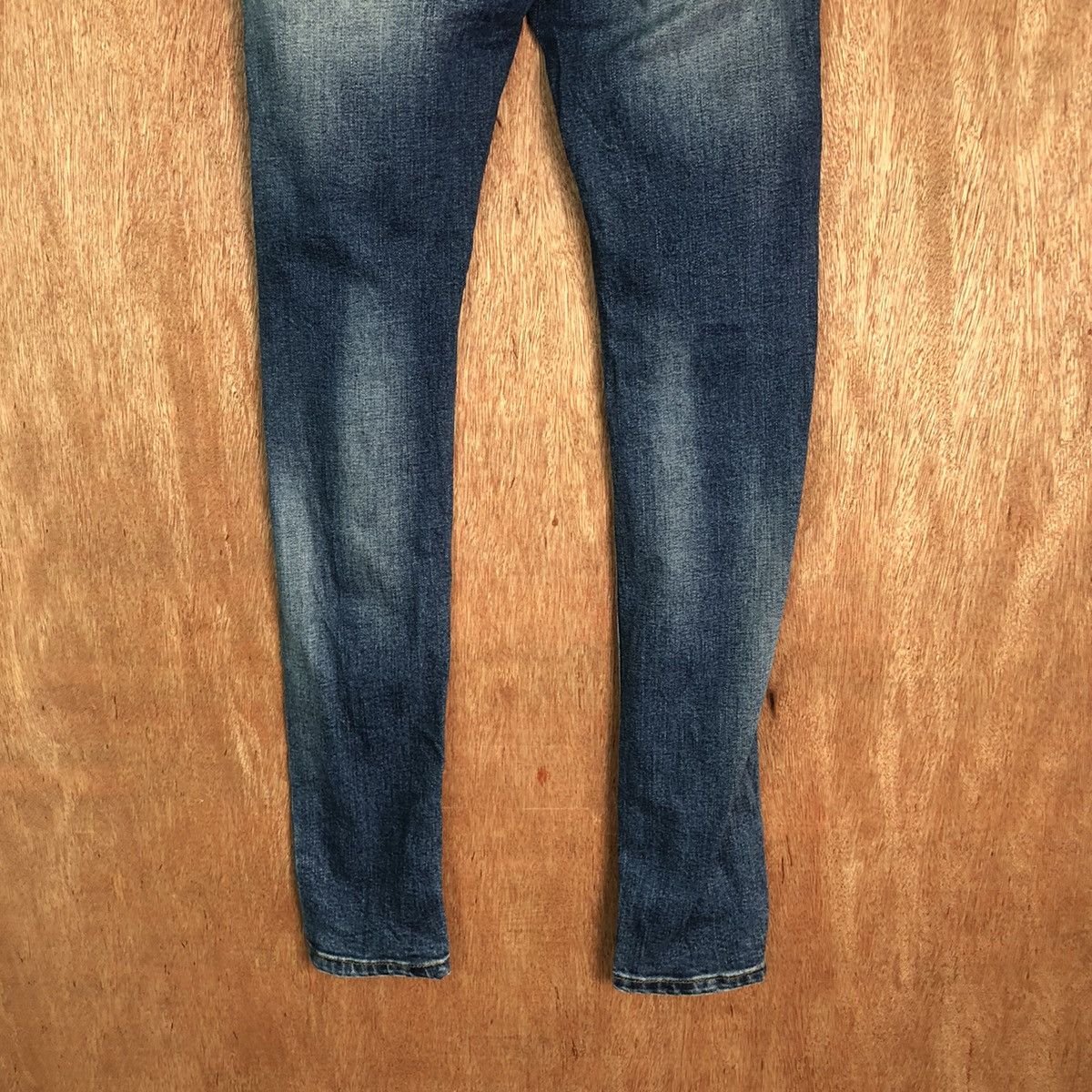 Japanese Brand Mike Randy Blue skinny Distressed Denim #6355 Size 29" - 10 Thumbnail