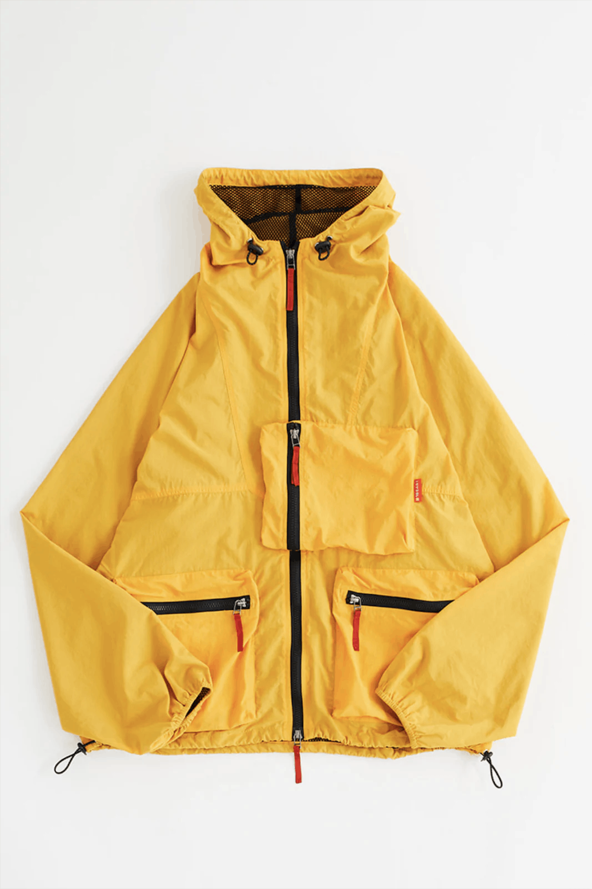 18 East Helly Hooded Shell Jacket - Mango Nylon Taslan