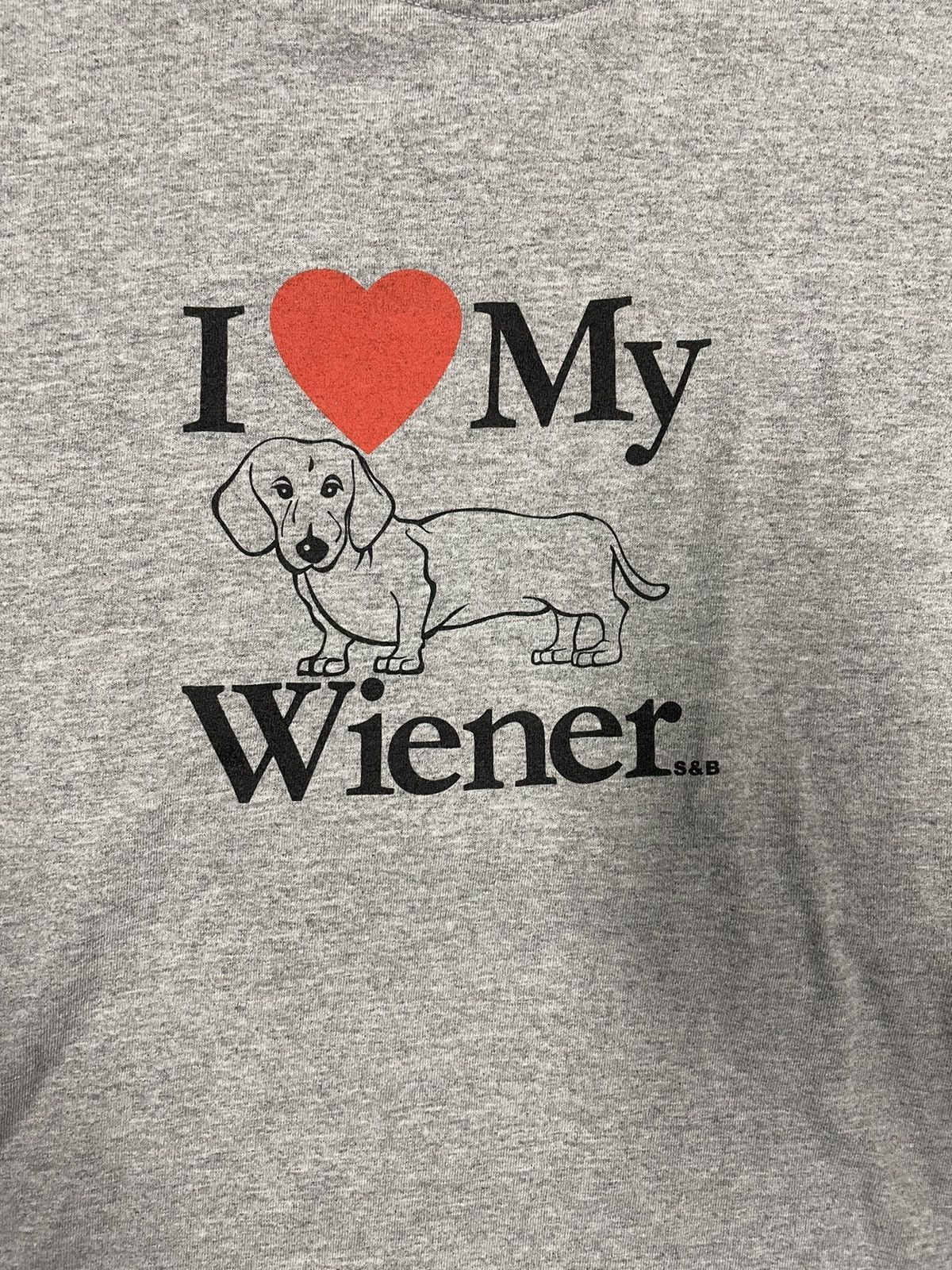 Vintage Vintage “I love my wiener” T Shirt Size US XXL / EU 58 / 5 - 3 Thumbnail