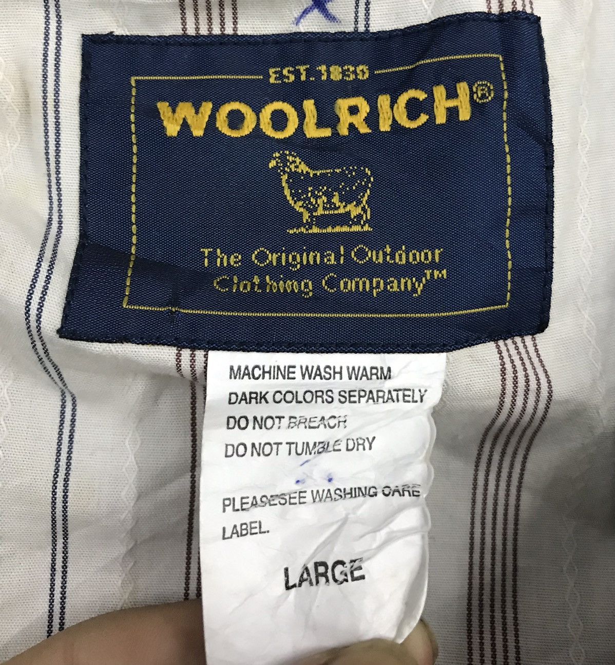 Woolrich Woolen Mills WOOLRICH THE ORIGINAL OUTDOOR CLOTHING COMPANY JACKET Size US L / EU 52-54 / 3 - 11 Thumbnail
