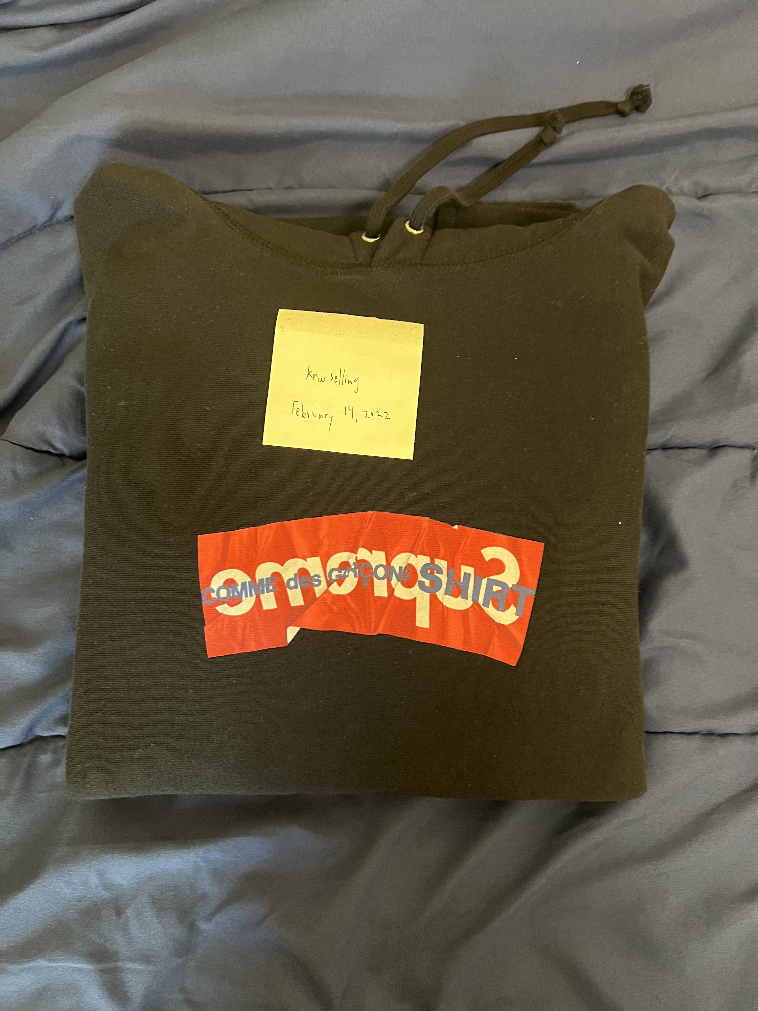 Supreme Comme Des Garcons SHIRT Box Logo Hooded Sweatshirt