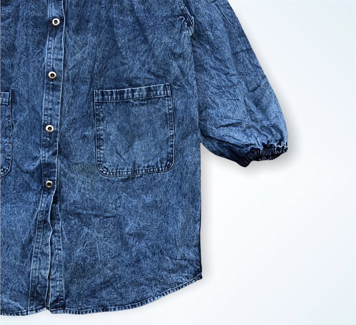 Japanese Brand × Vintage Vintage Japanese Brand Denim Long Jacket Size US M / EU 48-50 / 2 - 5 Thumbnail