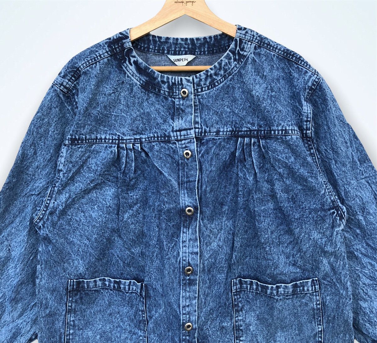 Japanese Brand × Vintage Vintage Japanese Brand Denim Long Jacket Size US M / EU 48-50 / 2 - 2 Thumbnail