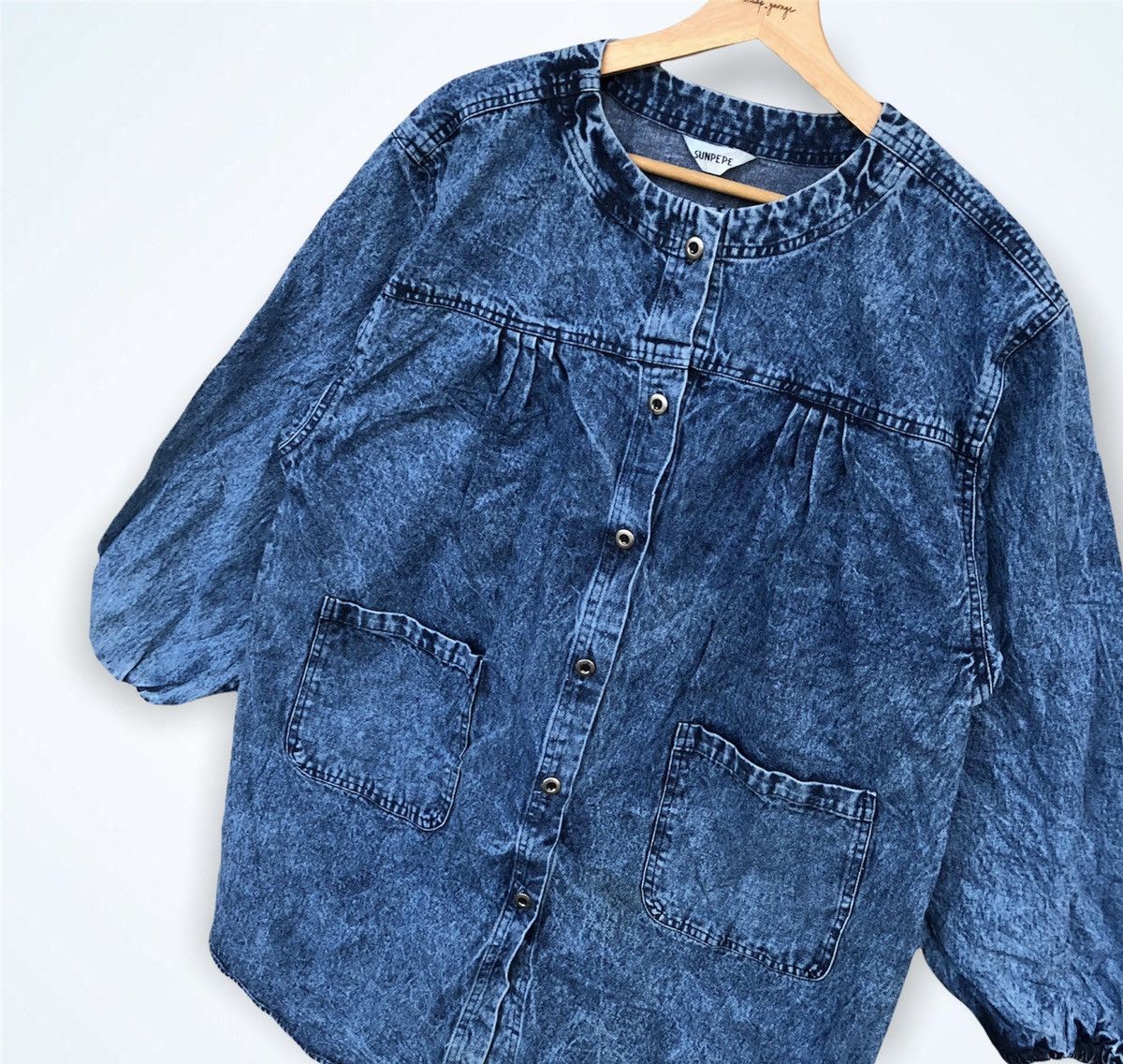 Japanese Brand × Vintage Vintage Japanese Brand Denim Long Jacket Size US M / EU 48-50 / 2 - 3 Thumbnail