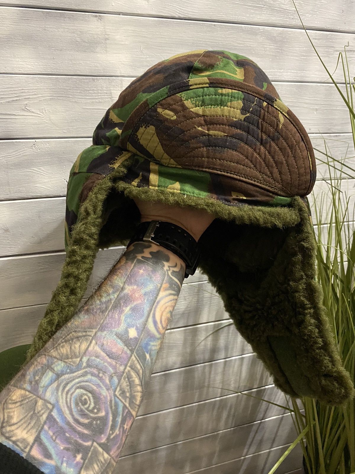 Japanese Brand Rare Vintage Military Hat FUZZY Y2K Yshanka🔥 Size ONE SIZE - 3 Thumbnail