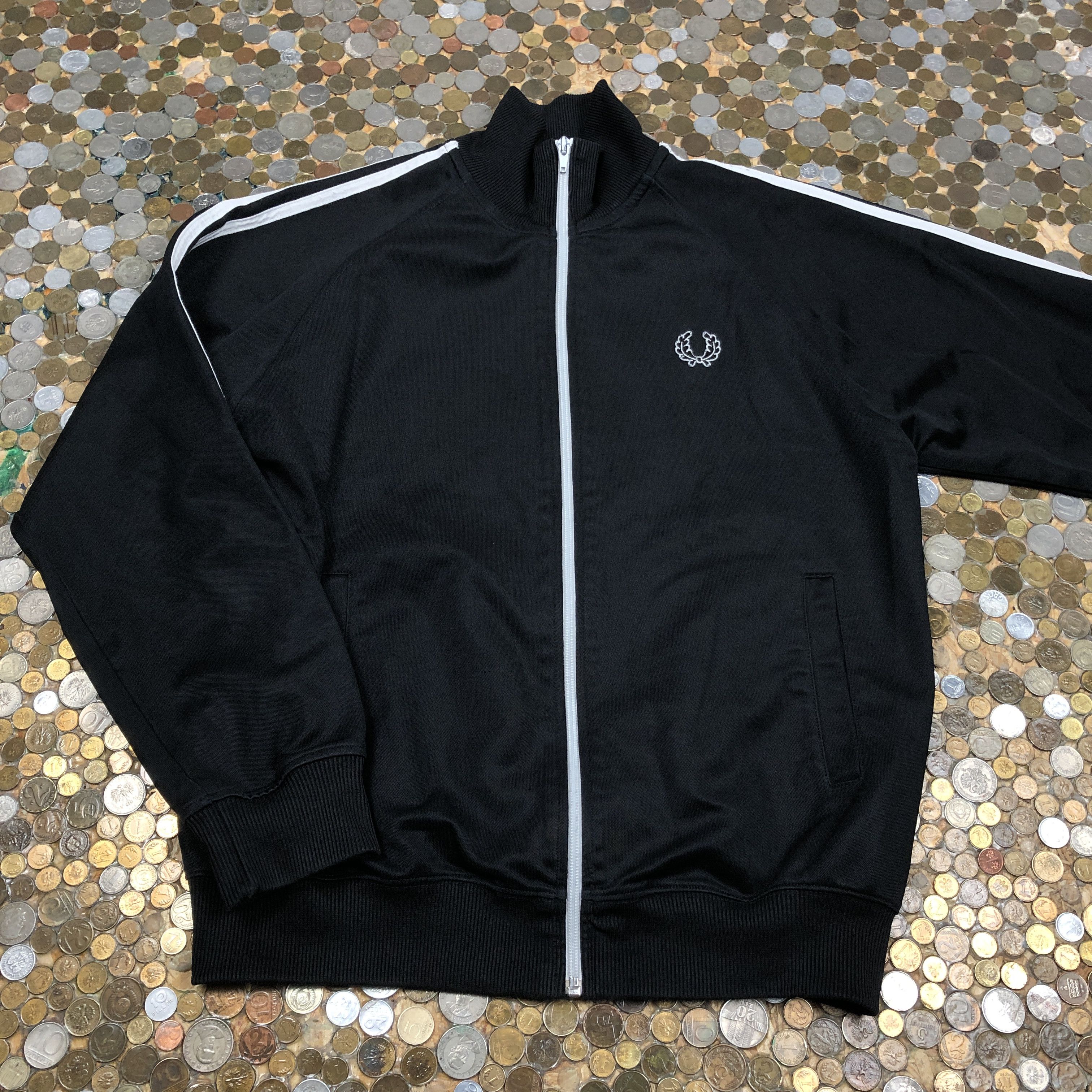Fred Perry Vintage zip track sweatshirt